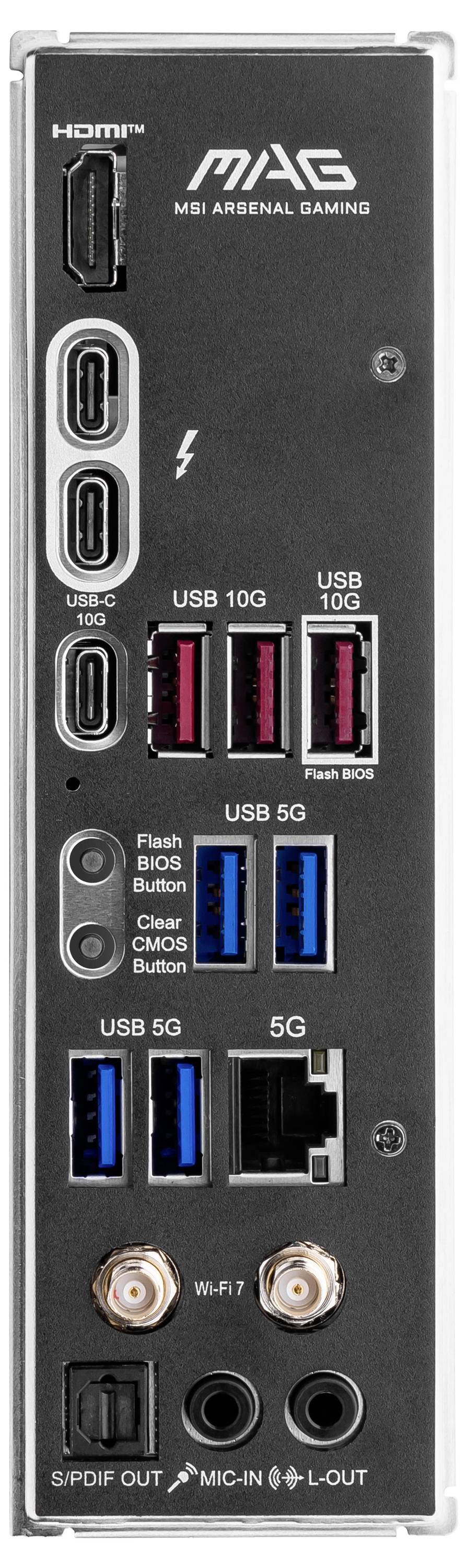 MSI MAG Z890 TOMAHAWK Wifi Mainboard Sockel (PC) Intel® LGA 1851 Formfaktor (Details) ATX Mainboard-Chipsatz Intel® Z890