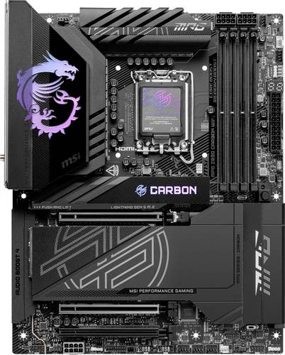 MSI MPG Z890 Carbon Wifi Mainboard Sockel (PC) Intel® LGA 1851 Formfaktor (Details) ATX Mainboard-C