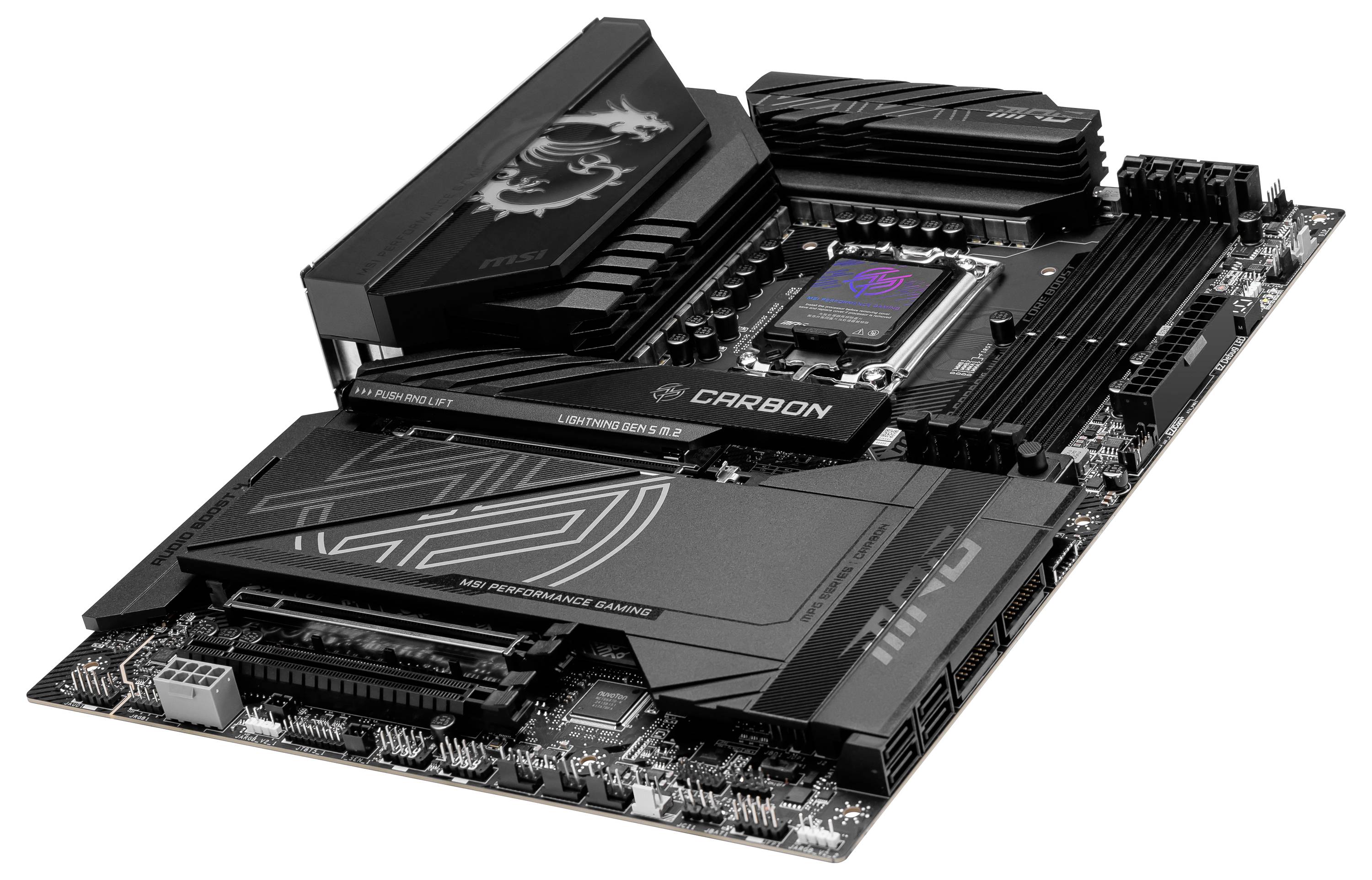 MSI MPG Z890 Carbon Wifi Mainboard Sockel (PC) Intel® LGA 1851 Formfaktor (Details) ATX Mainboard-Chipsatz Intel® Z890