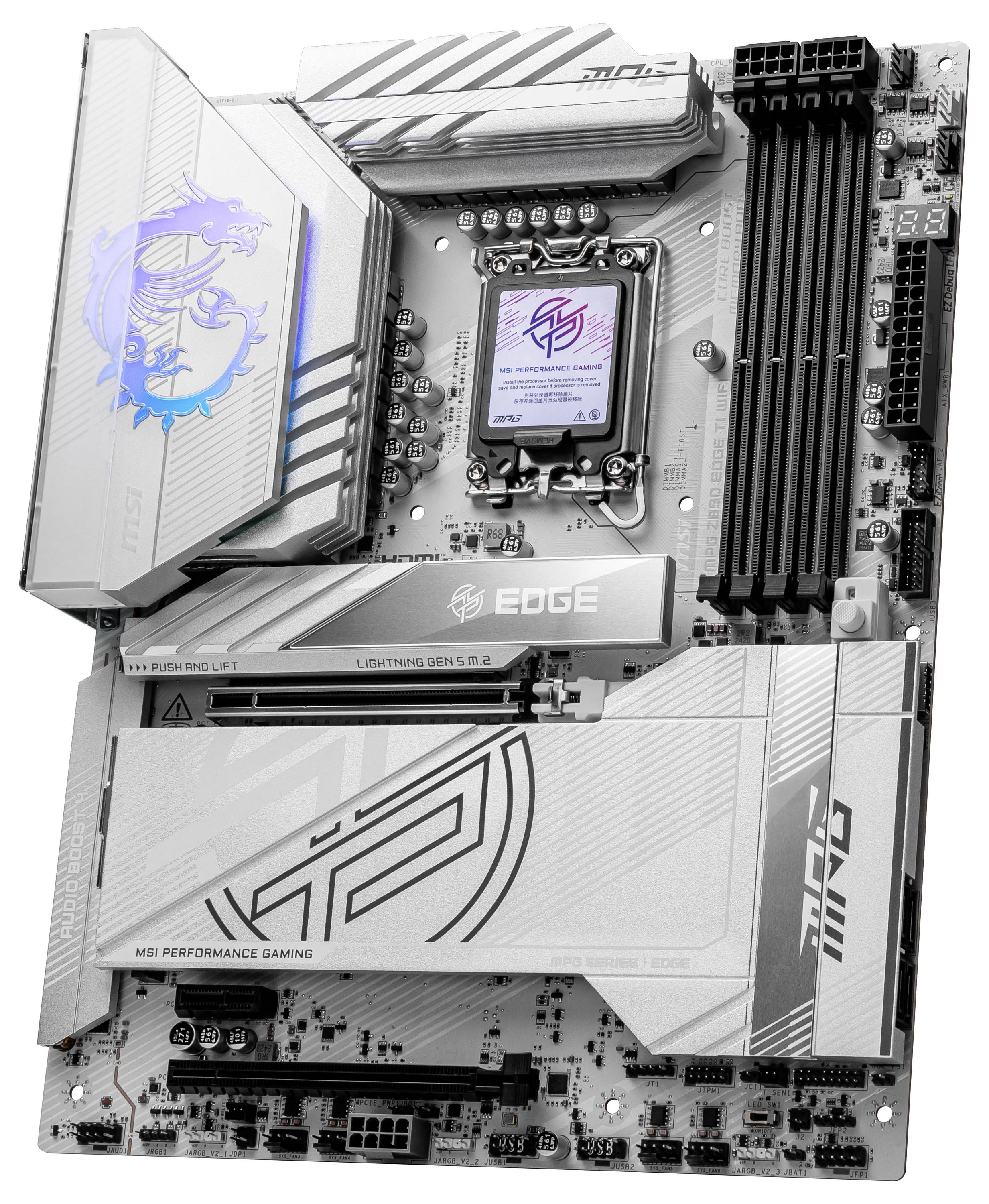 MSI MPG Z890 Edge TI Wifi Mainboard Sockel (PC) Intel® LGA 1851 Formfaktor (Details) ATX Mainboard-Chipsatz Intel® Z890