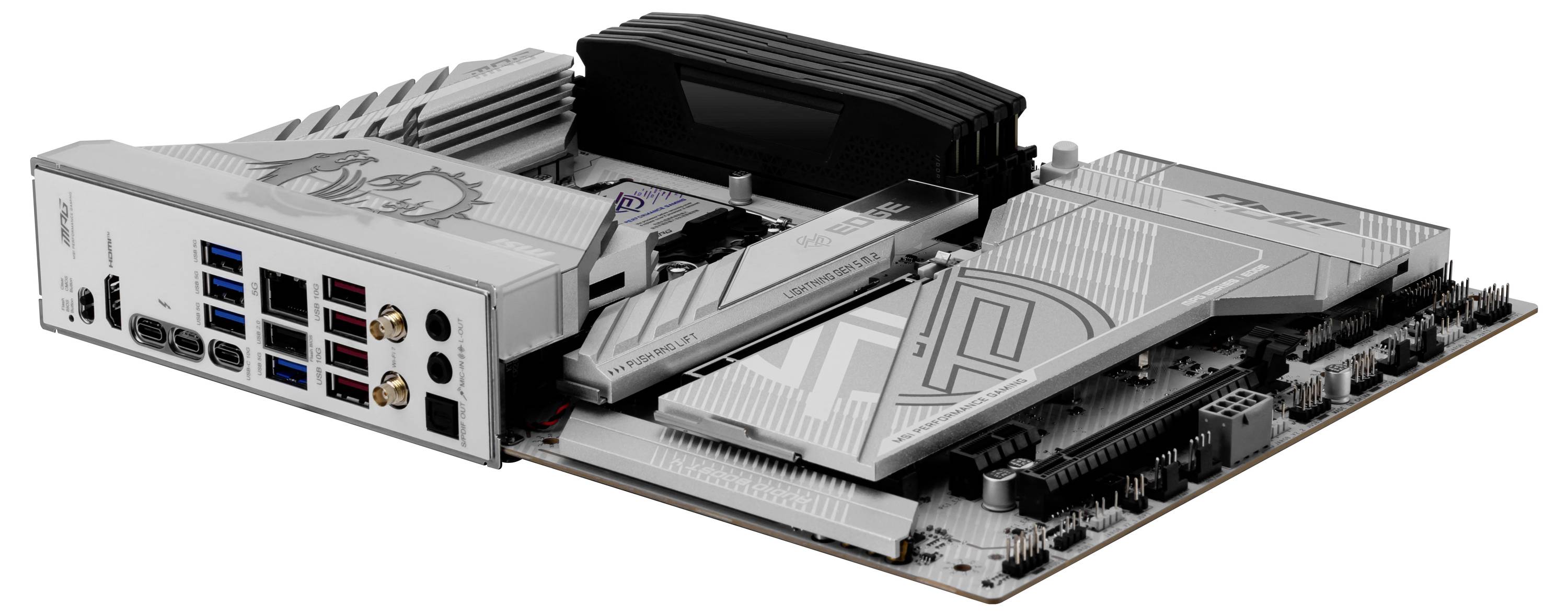 MSI MPG Z890 Edge TI Wifi Mainboard Sockel (PC) Intel® LGA 1851 Formfaktor (Details) ATX Mainboard-Chipsatz Intel® Z890