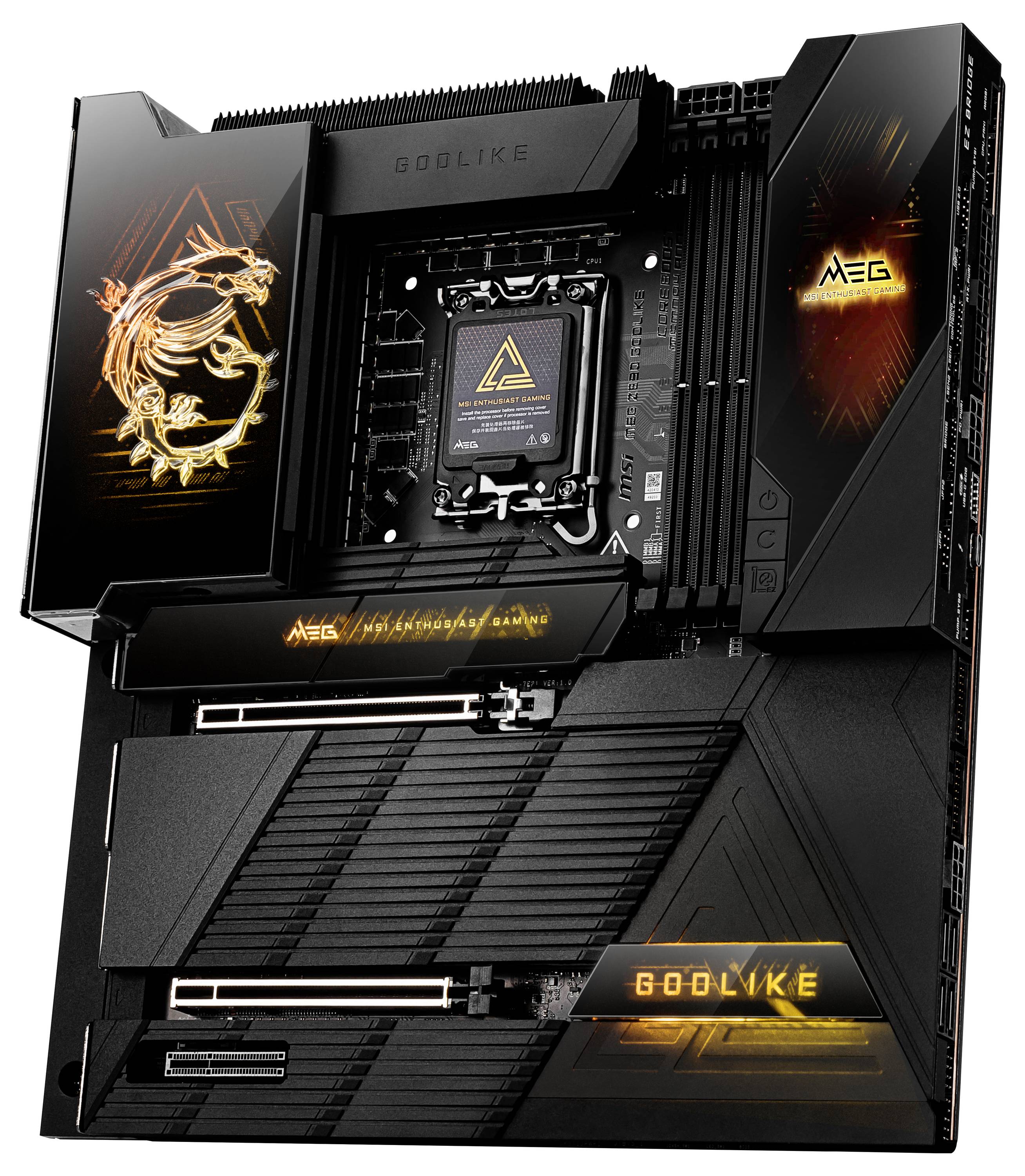 MSI MEG Z890 GODLIKE Mainboard Sockel (PC) Intel® LGA 1851 Formfaktor (Details) ATX Mainboard-Chipsatz Intel® Z890