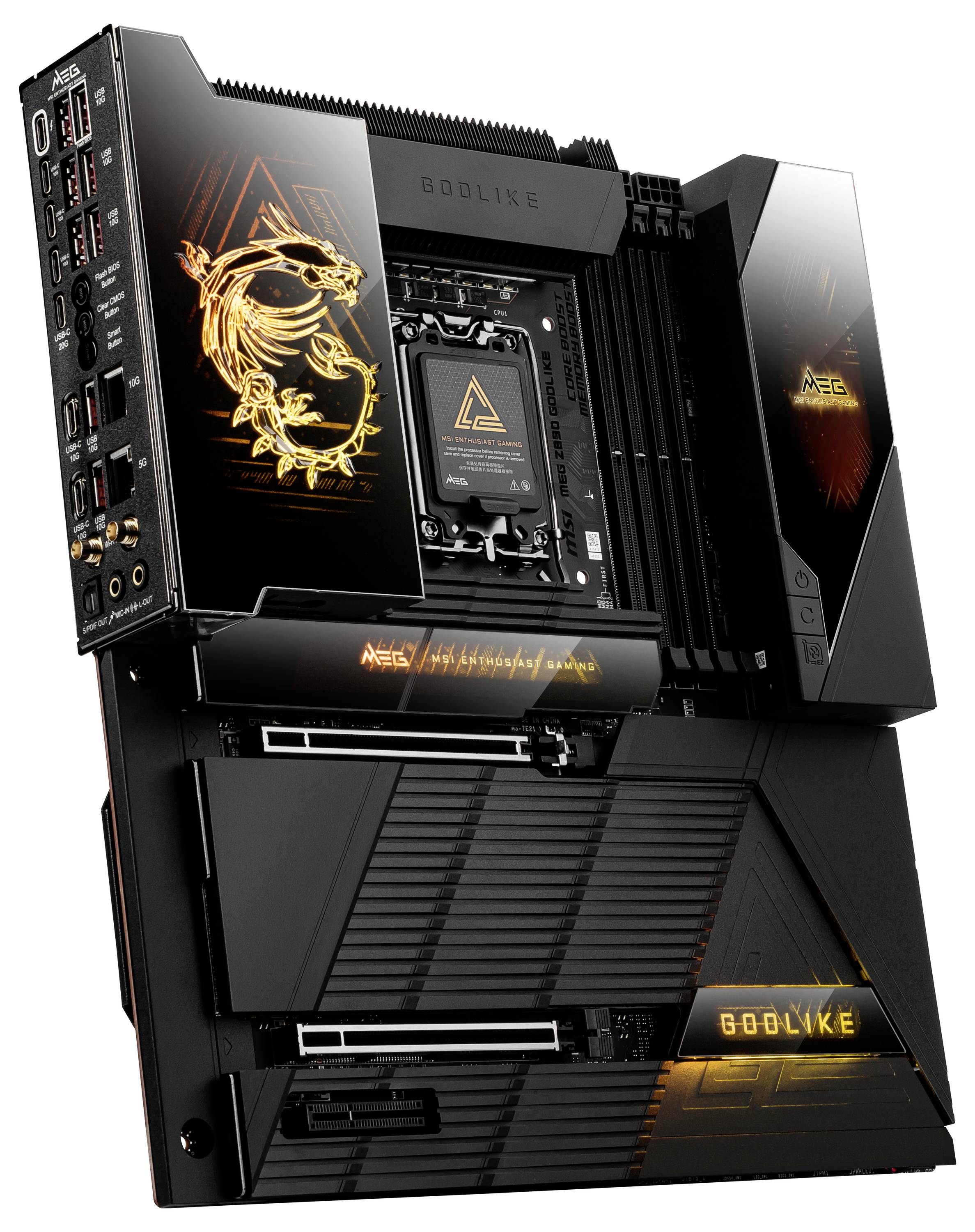 MSI MEG Z890 GODLIKE Mainboard Sockel (PC) Intel® LGA 1851 Formfaktor (Details) ATX Mainboard-Chipsatz Intel® Z890