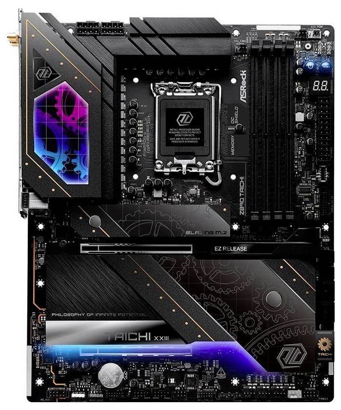 ASRock Z890 TAICHI Mainboard Sockel (PC) Intel® LGA 1851 Formfaktor (Details) ATX Mainboard-Chipsatz Intel® Z890