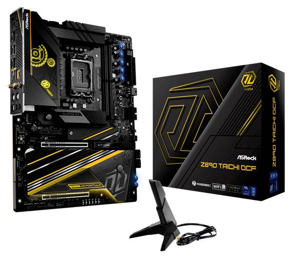 ASRock Z890 TAICHI OCF Mainboard Sockel (PC) Intel® LGA 1851 Formfaktor (Details) ATX Mainboard-Chipsatz Intel® Z890
