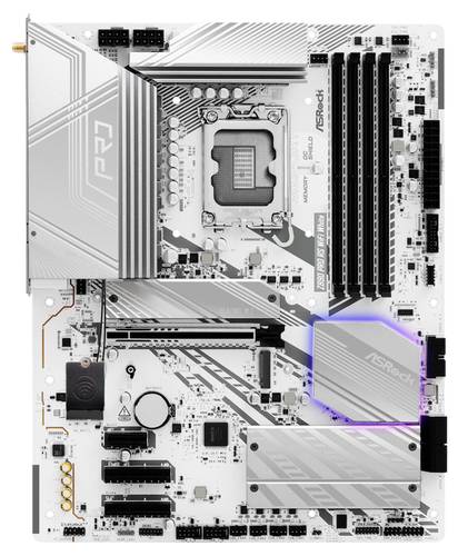 ASRock Z890 Pro RS WiFi White Mainboard Sockel (PC) Intel® LGA 1851 Formfaktor (Details) ATX Mainbo