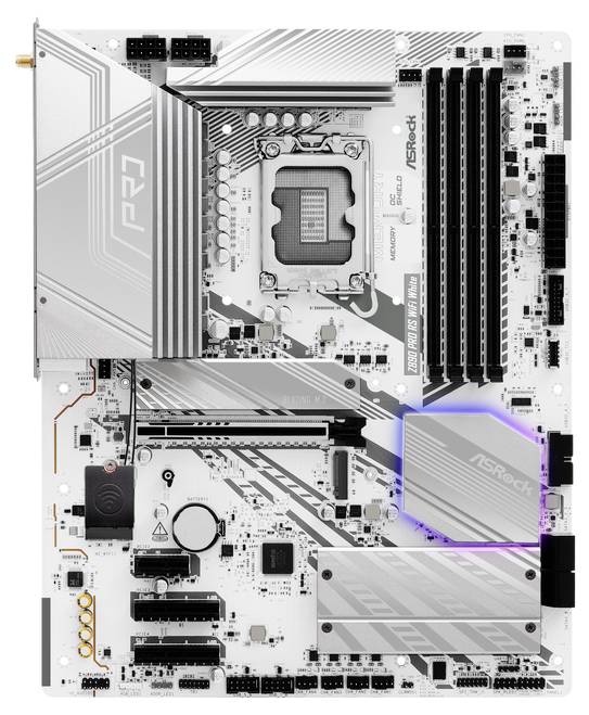 ASRock Z890 Pro RS WiFi White Mainboard Sockel (PC) Intel® LGA 1851 Formfaktor (Details) ATX Mainboard-Chipsatz Intel® Z890