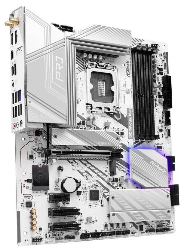 ASRock Z890 Pro RS WiFi White Mainboard Sockel (PC) Intel® LGA 1851 Formfaktor (Details) ATX Mainboard-Chipsatz Intel® Z890