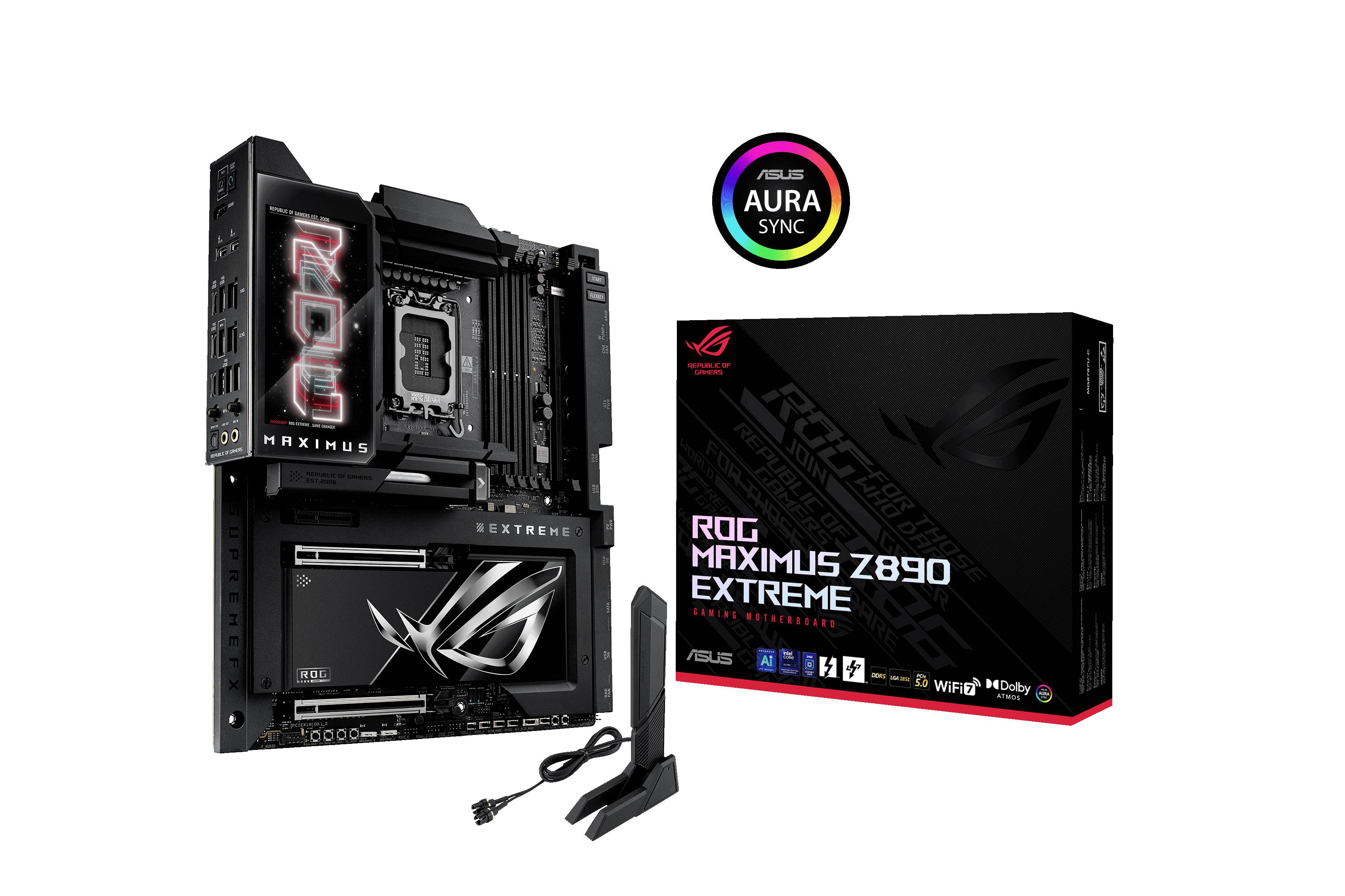 Asus ROG MAXIMUS Z890 EXTREME Mainboard Sockel (PC) Intel® LGA 1851 Formfaktor (Details) ATX Mainboard-Chipsatz Intel® Z890