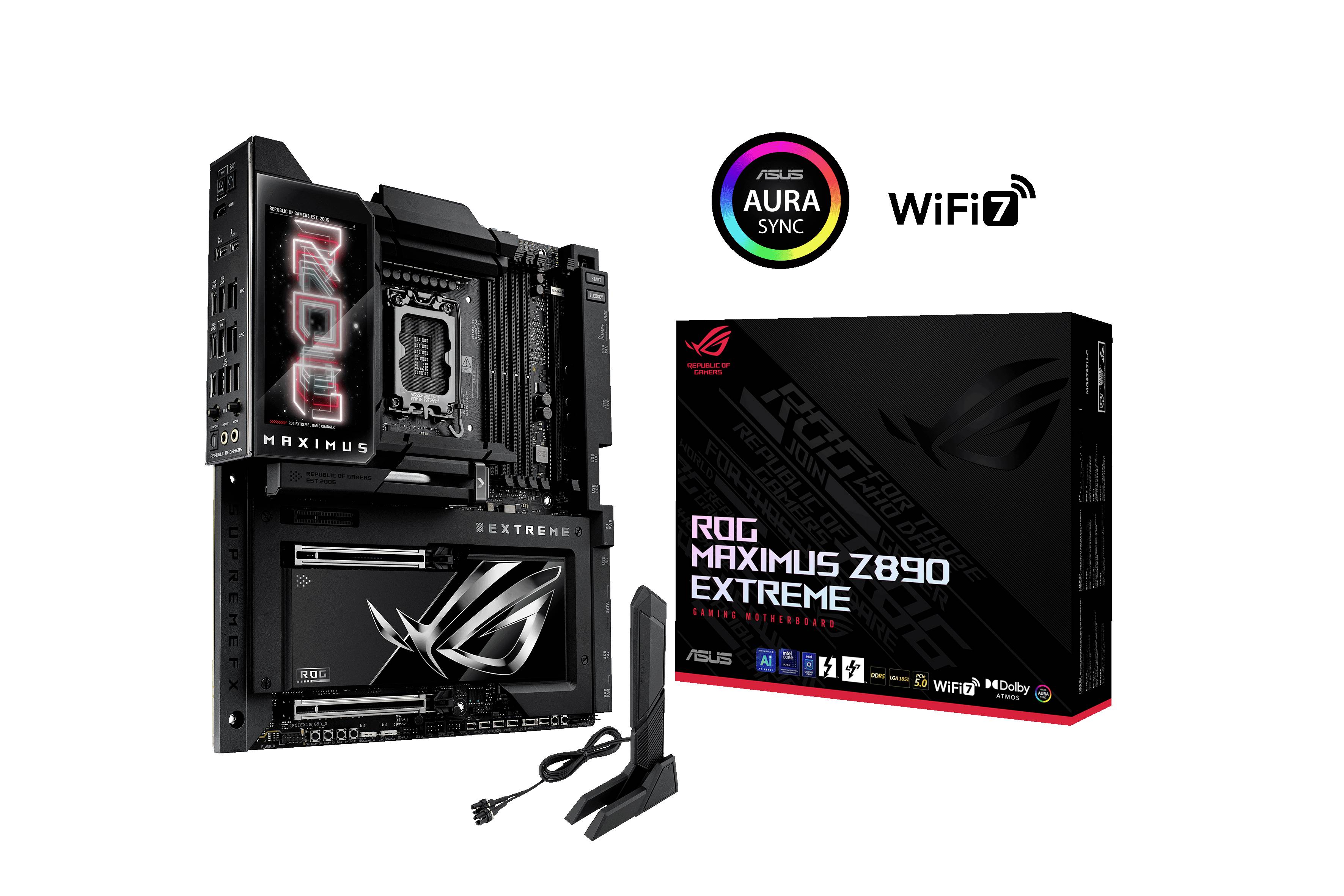 Asus ROG MAXIMUS Z890 EXTREME Mainboard Sockel (PC) Intel® LGA 1851 Formfaktor (Details) ATX Mainboard-Chipsatz Intel® Z890
