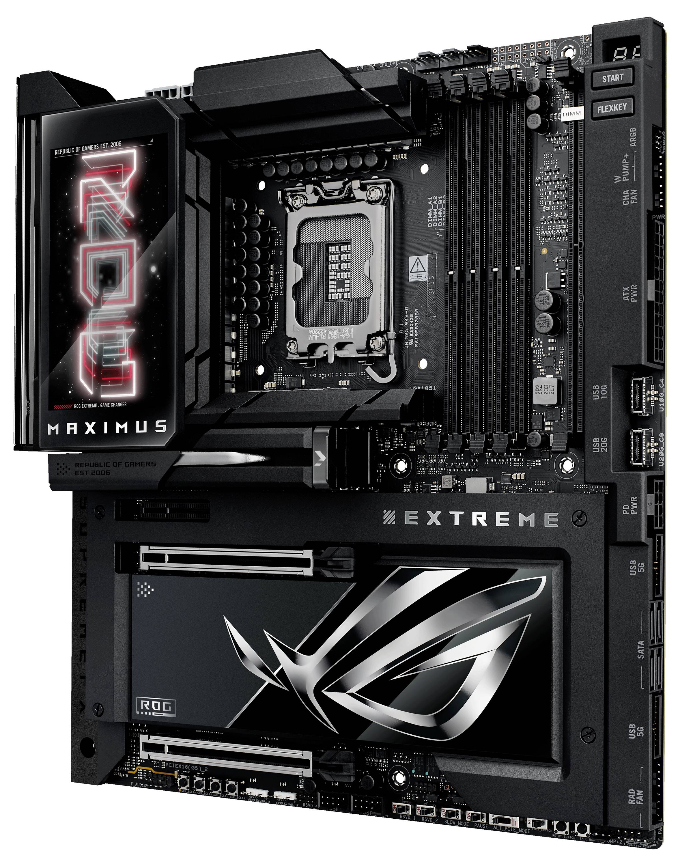 Asus ROG MAXIMUS Z890 EXTREME Mainboard Sockel (PC) Intel® LGA 1851 Formfaktor (Details) ATX Mainboard-Chipsatz Intel® Z890