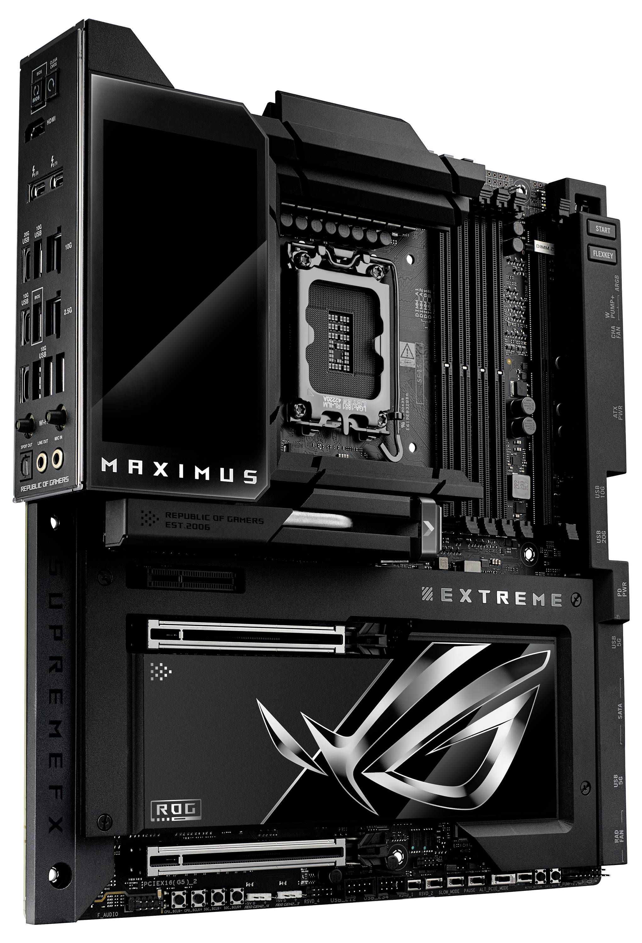Asus ROG MAXIMUS Z890 EXTREME Mainboard Sockel (PC) Intel® LGA 1851 Formfaktor (Details) ATX Mainboard-Chipsatz Intel® Z890