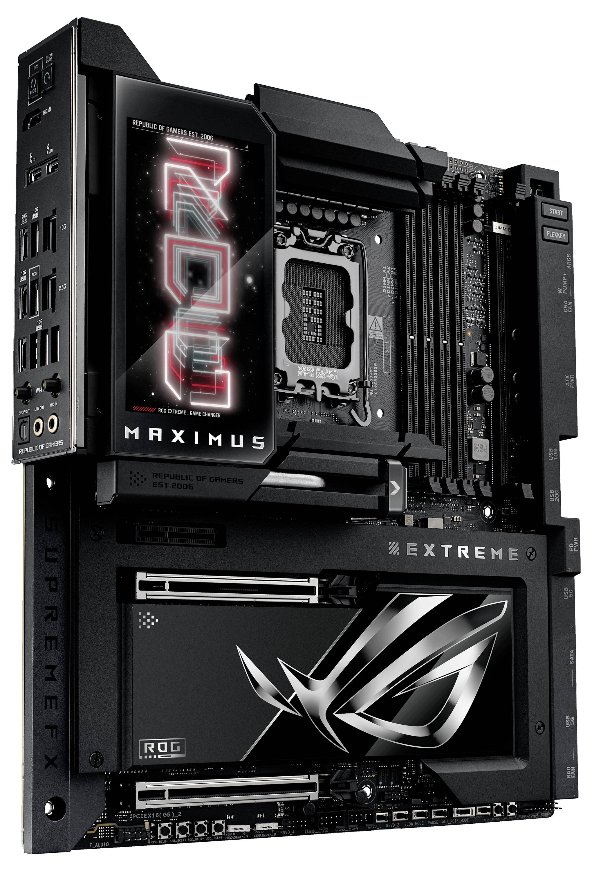 Asus ROG MAXIMUS Z890 EXTREME Mainboard Sockel (PC) Intel® LGA 1851 Formfaktor (Details) ATX Mainboard-Chipsatz Intel® Z890
