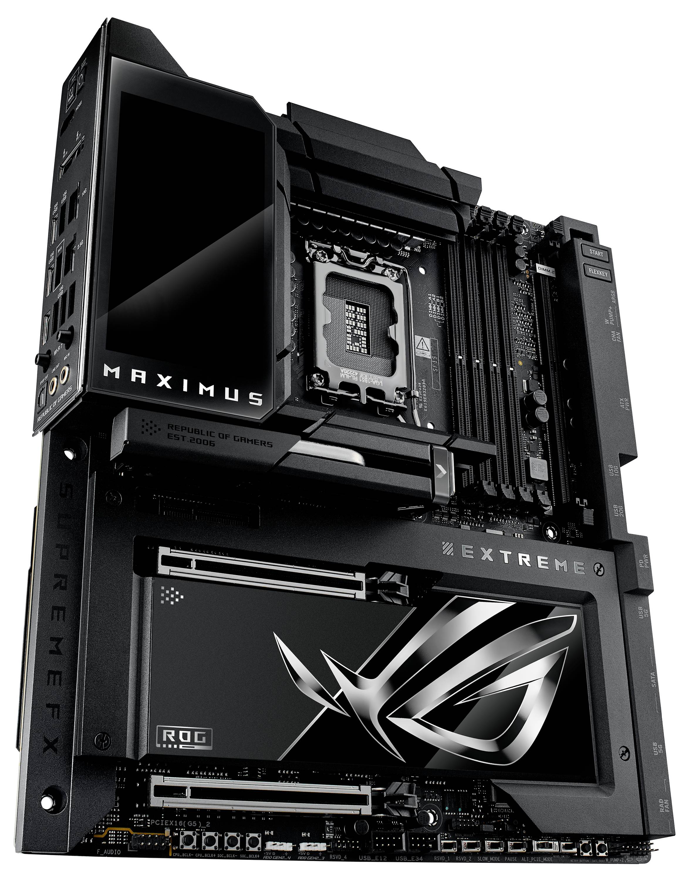Asus ROG MAXIMUS Z890 EXTREME Mainboard Sockel (PC) Intel® LGA 1851 Formfaktor (Details) ATX Mainboard-Chipsatz Intel® Z890