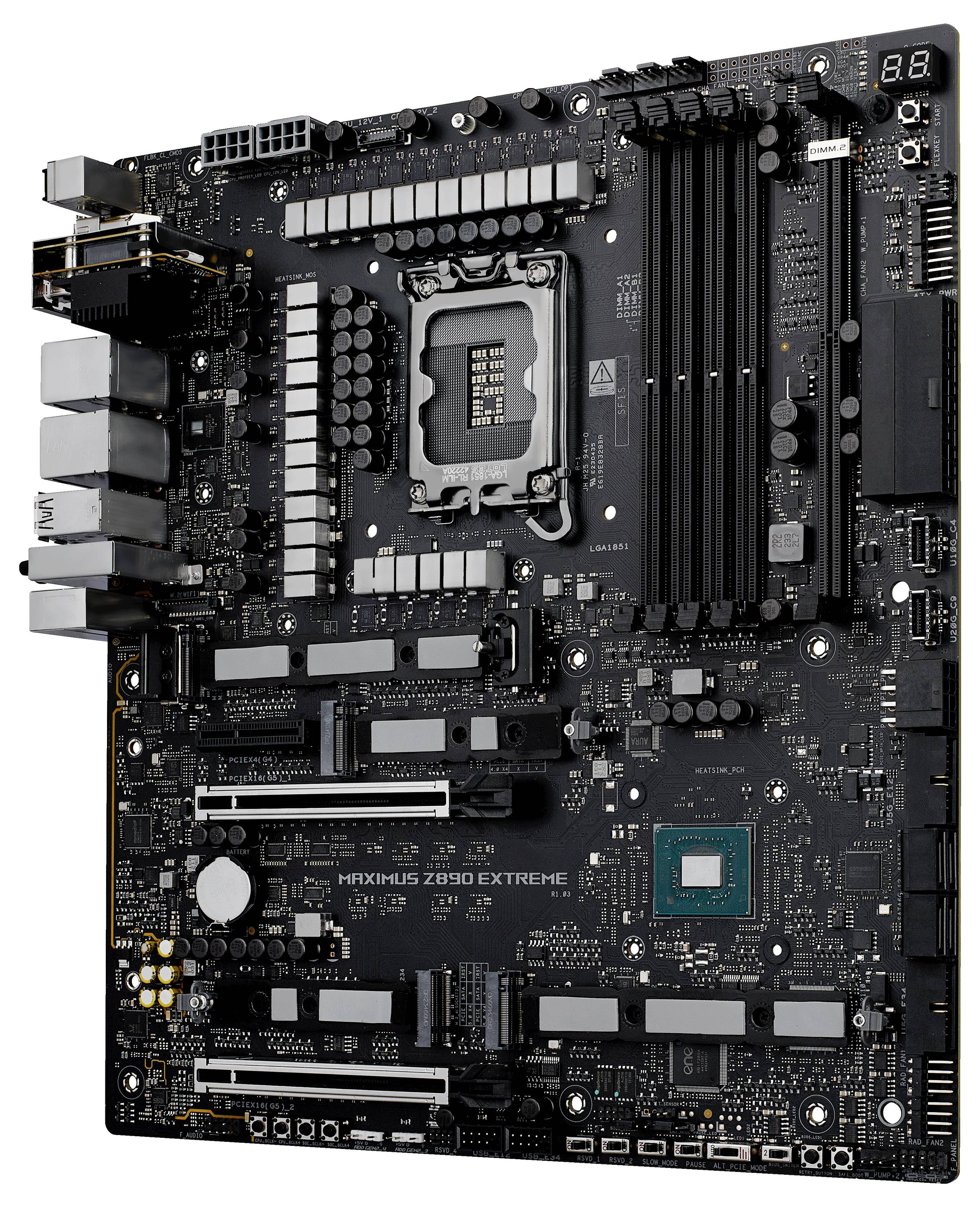 Asus ROG MAXIMUS Z890 EXTREME Mainboard Sockel (PC) Intel® LGA 1851 Formfaktor (Details) ATX Mainboard-Chipsatz Intel® Z890