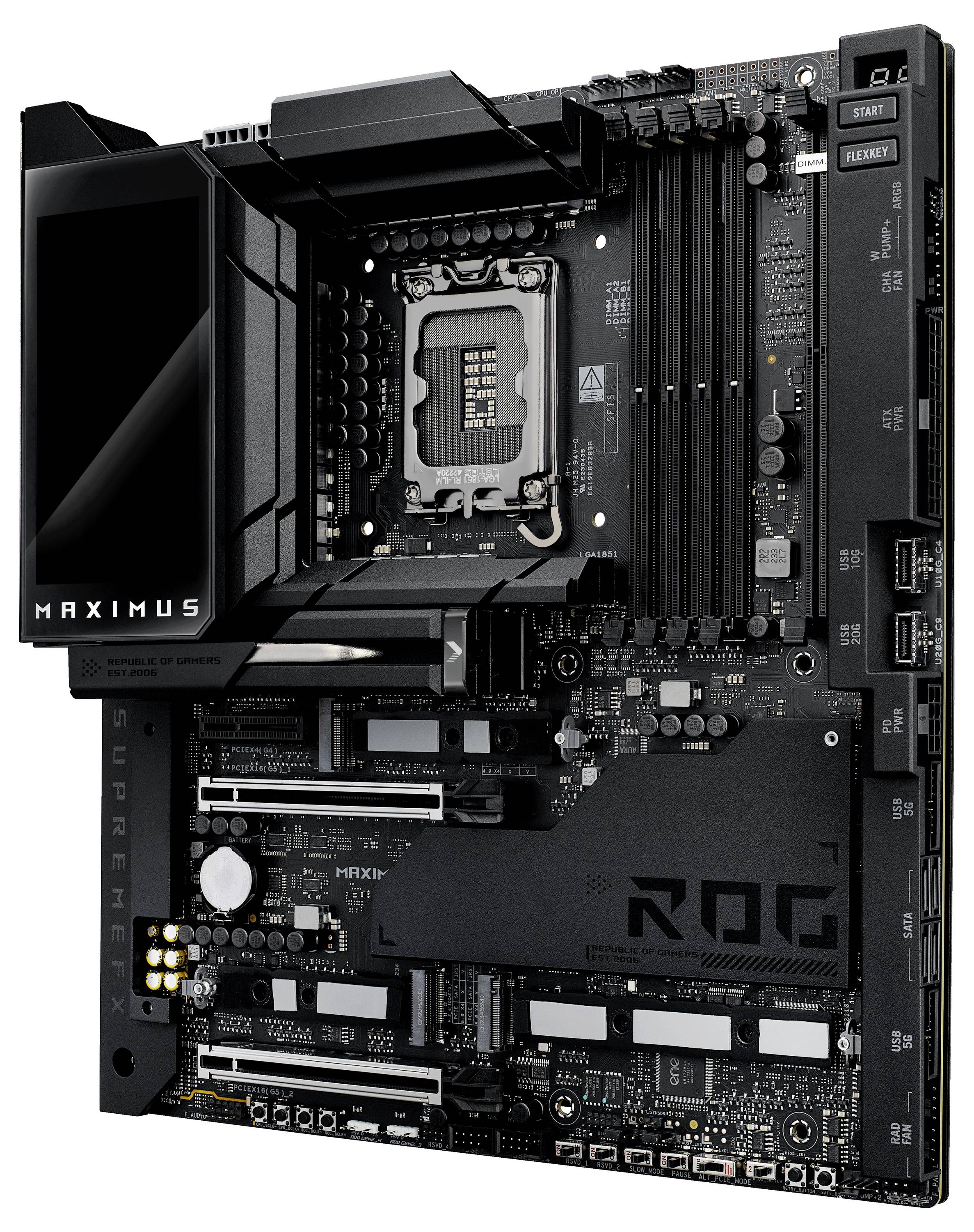 Asus ROG MAXIMUS Z890 EXTREME Mainboard Sockel (PC) Intel® LGA 1851 Formfaktor (Details) ATX Mainboard-Chipsatz Intel® Z890