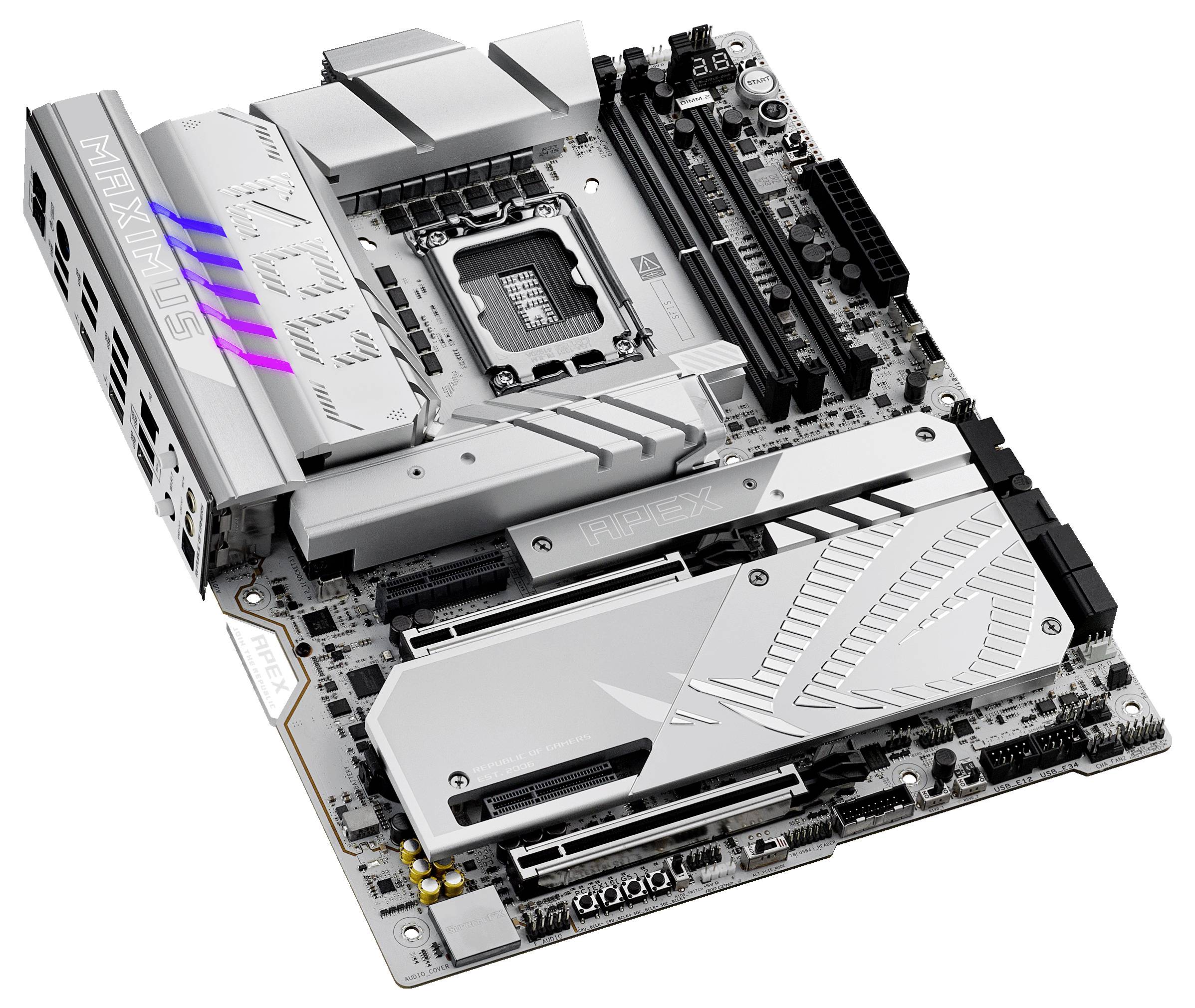 Asus ROG MAXIMUS Z890 APEX Mainboard Sockel (PC) Intel® LGA 1851 Formfaktor (Details) ATX Mainboard-Chipsatz Intel® Z890