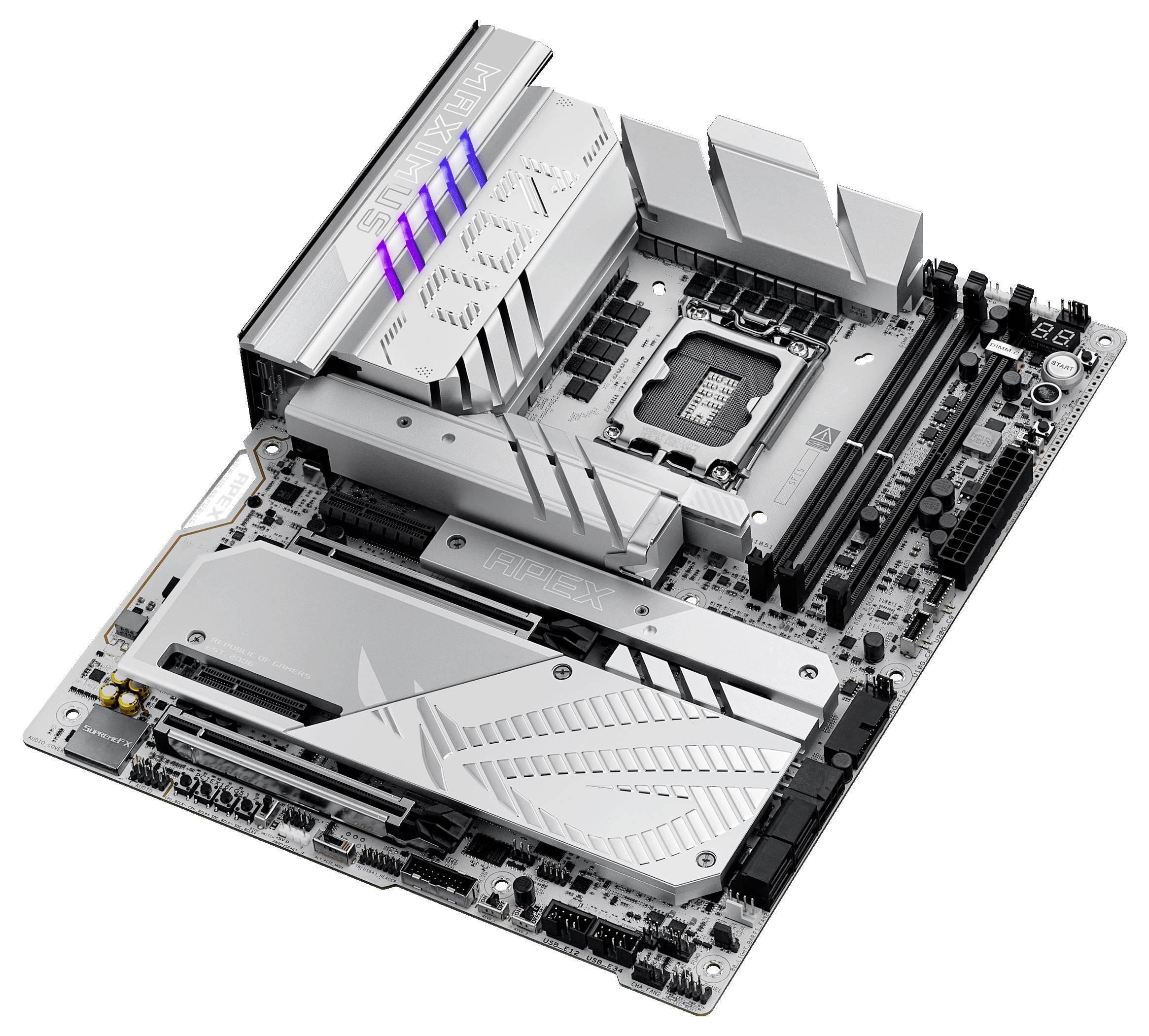 Asus ROG MAXIMUS Z890 APEX Mainboard Sockel (PC) Intel® LGA 1851 Formfaktor (Details) ATX Mainboard-Chipsatz Intel® Z890