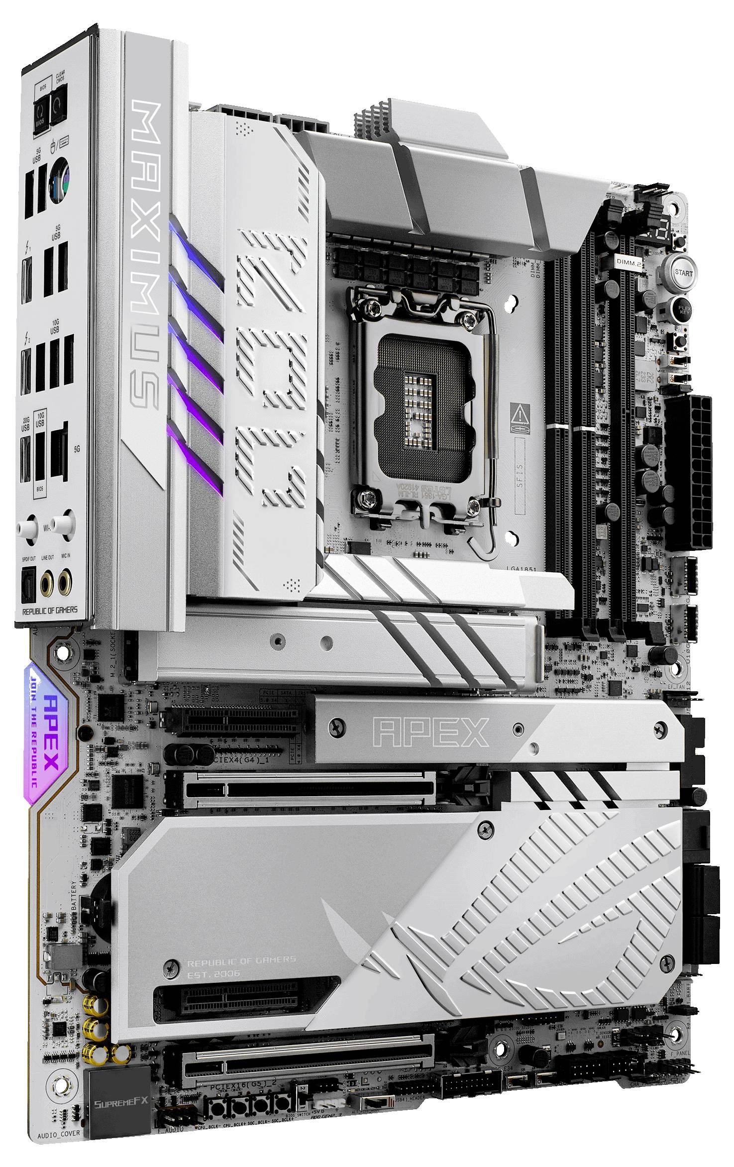 Asus ROG MAXIMUS Z890 APEX Mainboard Sockel (PC) Intel® LGA 1851 Formfaktor (Details) ATX Mainboard-Chipsatz Intel® Z890