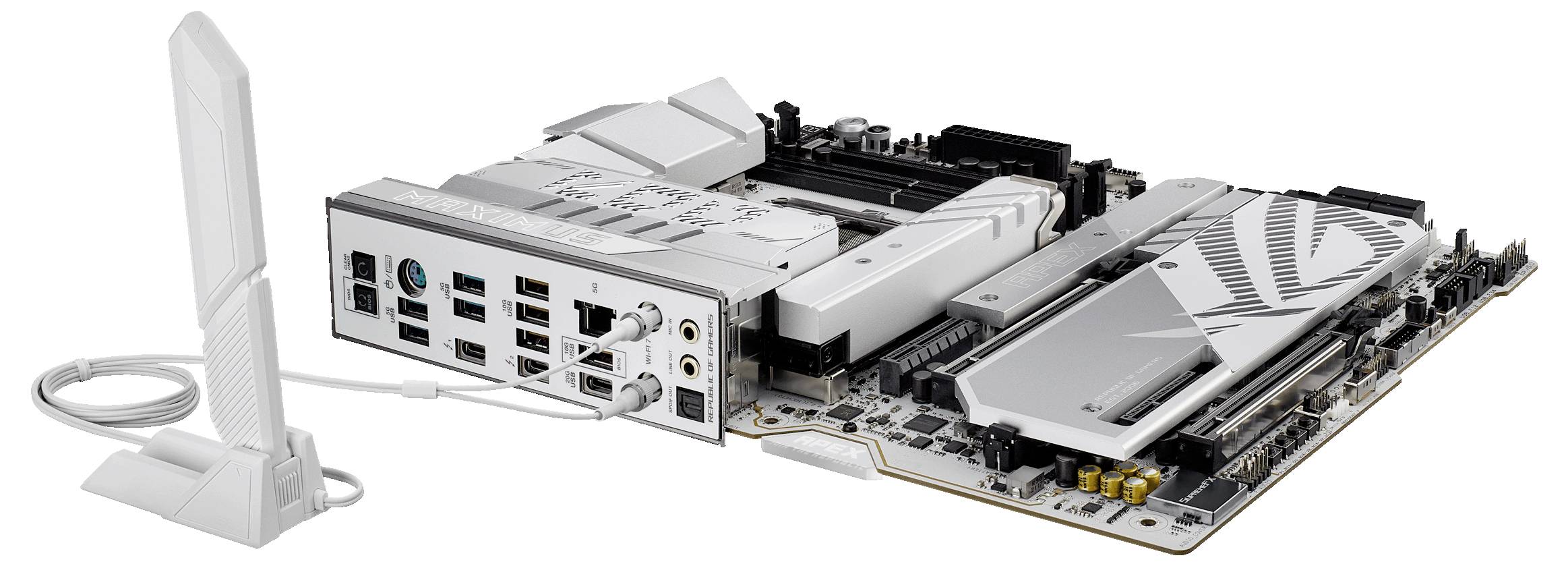 Asus ROG MAXIMUS Z890 APEX Mainboard Sockel (PC) Intel® LGA 1851 Formfaktor (Details) ATX Mainboard-Chipsatz Intel® Z890