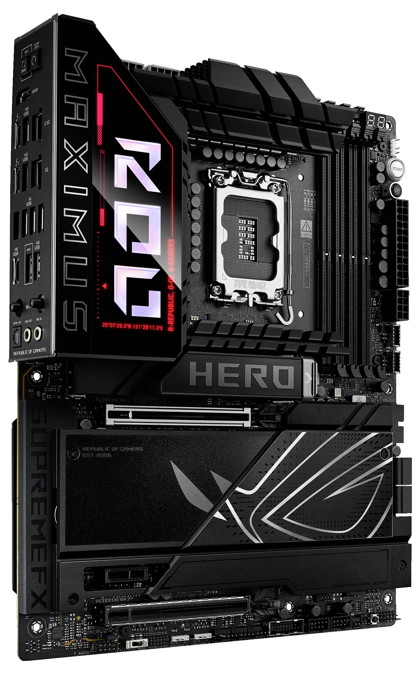 Asus ROG MAXIMUS Z890 HERO Mainboard Sockel (PC) Intel® LGA 1851 Formfaktor (Details) ATX Mainboard-Chipsatz Intel® Z890
