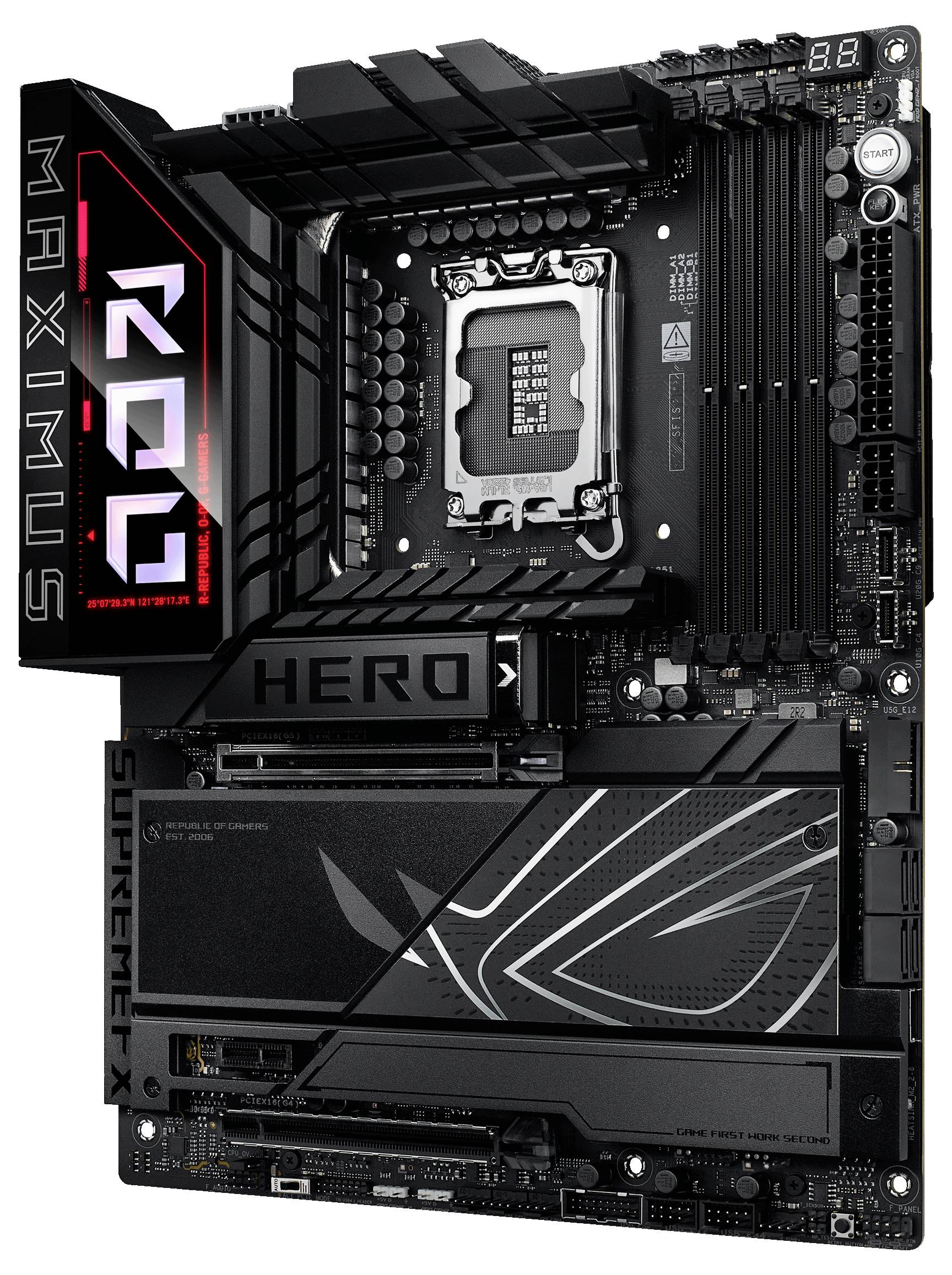 Asus ROG MAXIMUS Z890 HERO Mainboard Sockel (PC) Intel® LGA 1851 Formfaktor (Details) ATX Mainboard-Chipsatz Intel® Z890
