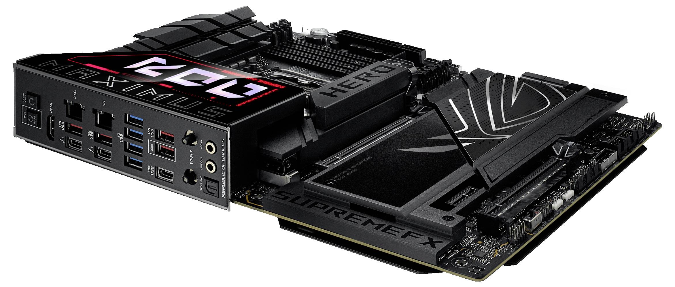 Asus ROG MAXIMUS Z890 HERO Mainboard Sockel (PC) Intel® LGA 1851 Formfaktor (Details) ATX Mainboard-Chipsatz Intel® Z890