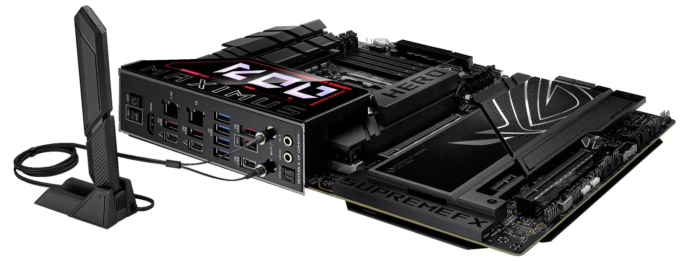Asus ROG MAXIMUS Z890 HERO Mainboard Sockel (PC) Intel® LGA 1851 Formfaktor (Details) ATX Mainboard-Chipsatz Intel® Z890