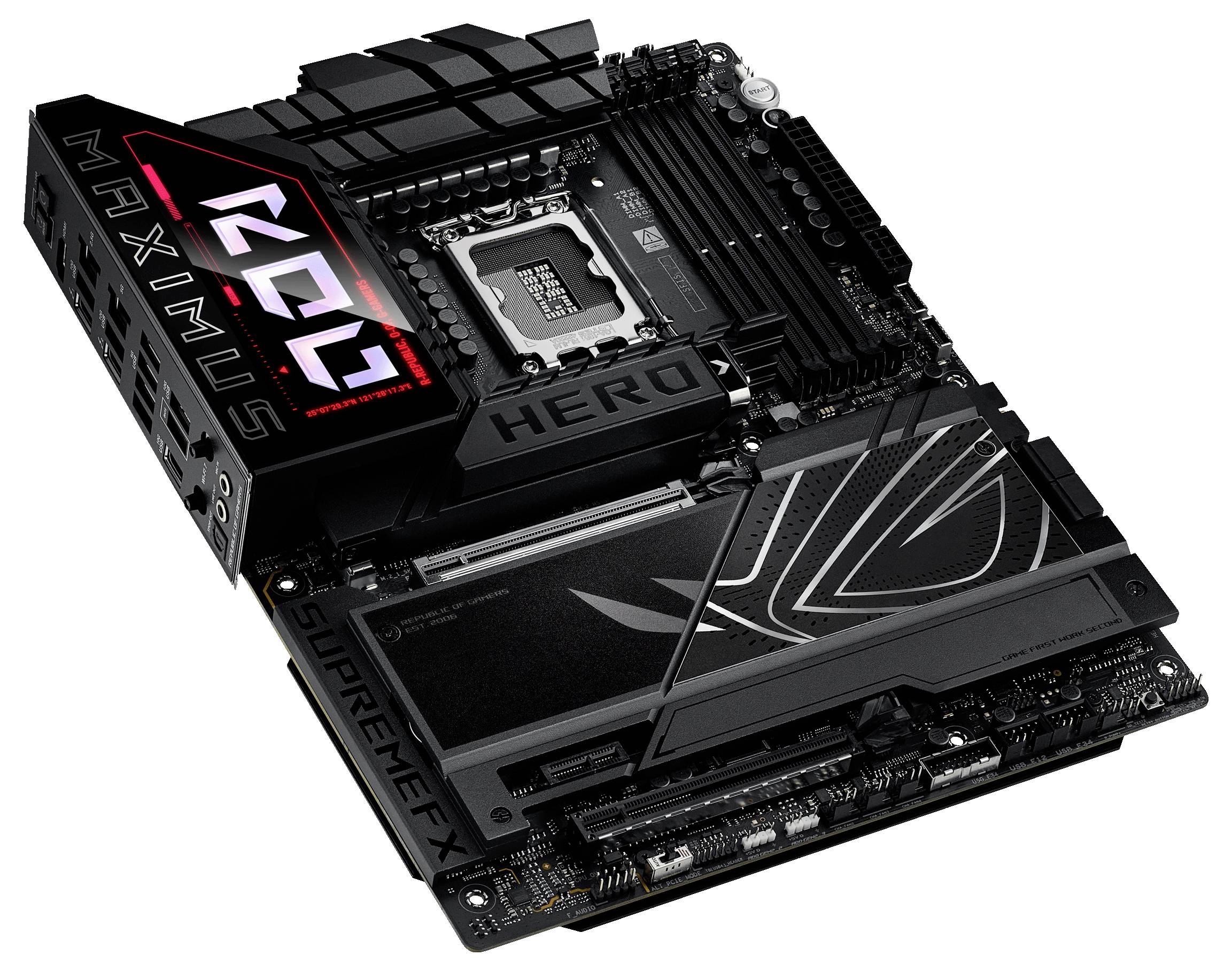 Asus ROG MAXIMUS Z890 HERO Mainboard Sockel (PC) Intel® LGA 1851 Formfaktor (Details) ATX Mainboard-Chipsatz Intel® Z890