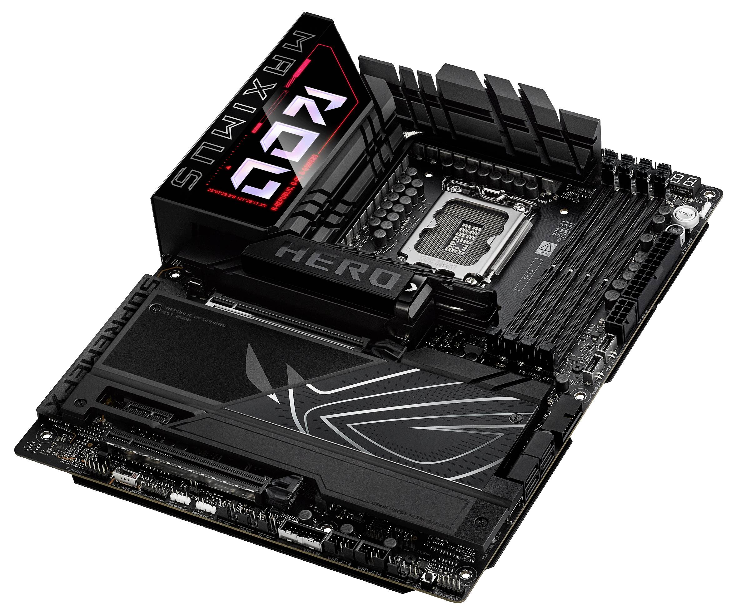 Asus ROG MAXIMUS Z890 HERO Mainboard Sockel (PC) Intel® LGA 1851 Formfaktor (Details) ATX Mainboard-Chipsatz Intel® Z890