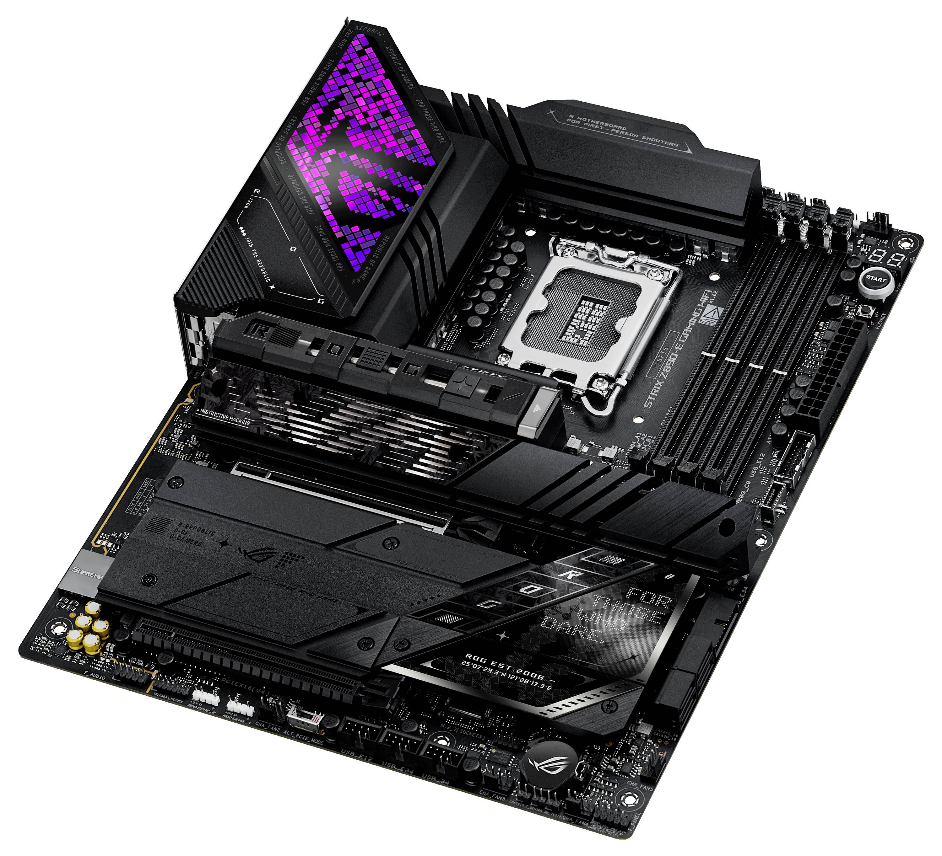 Asus ROG STRIX Z890-E GAMING WIFI Mainboard Sockel (PC) Intel® LGA 1851 Formfaktor (Details) ATX Mainboard-Chipsatz Intel® Z890