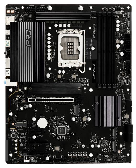 ASRock Z890 Pro-A Mainboard Sockel (PC) Intel® LGA 1851 Formfaktor (Details) ATX Mainboard-Chipsatz Intel® Z890