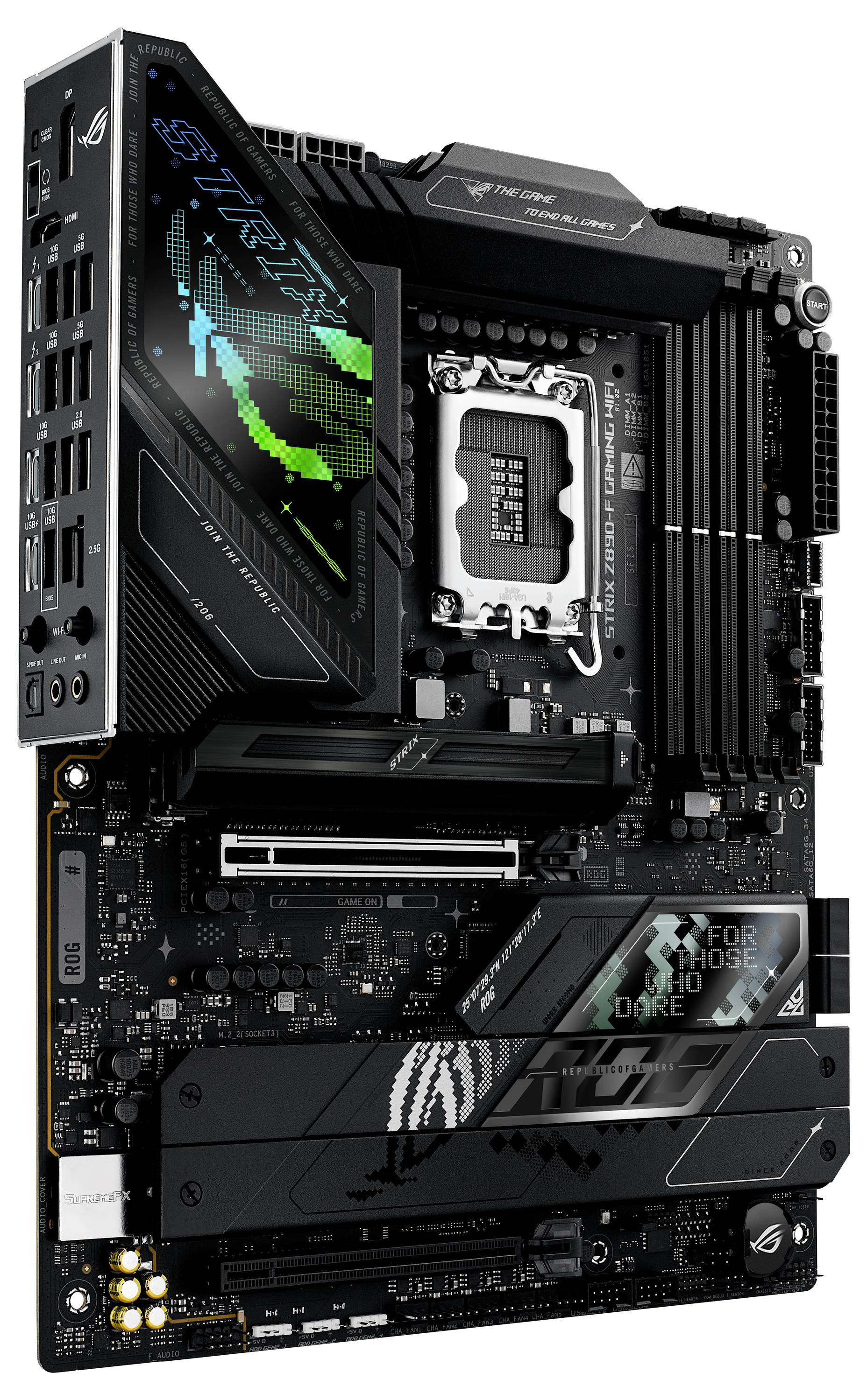 Asus ROG STRIX Z890-F GAMING WIFI Mainboard Sockel (PC) Intel® LGA 1851 Formfaktor (Details) ATX Mainboard-Chipsatz Intel® Z890