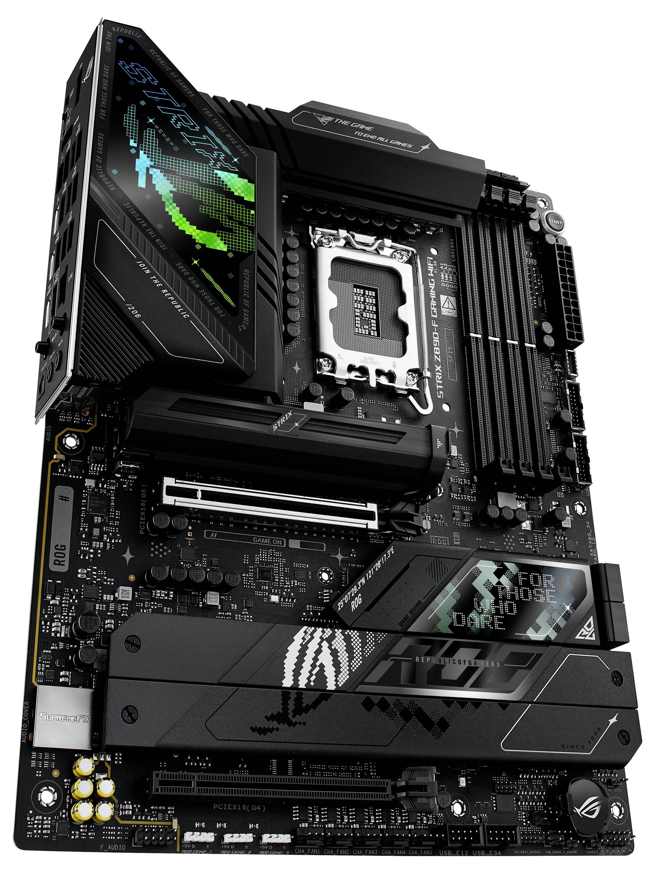 Asus ROG STRIX Z890-F GAMING WIFI Mainboard Sockel (PC) Intel® LGA 1851 Formfaktor (Details) ATX Mainboard-Chipsatz Intel® Z890