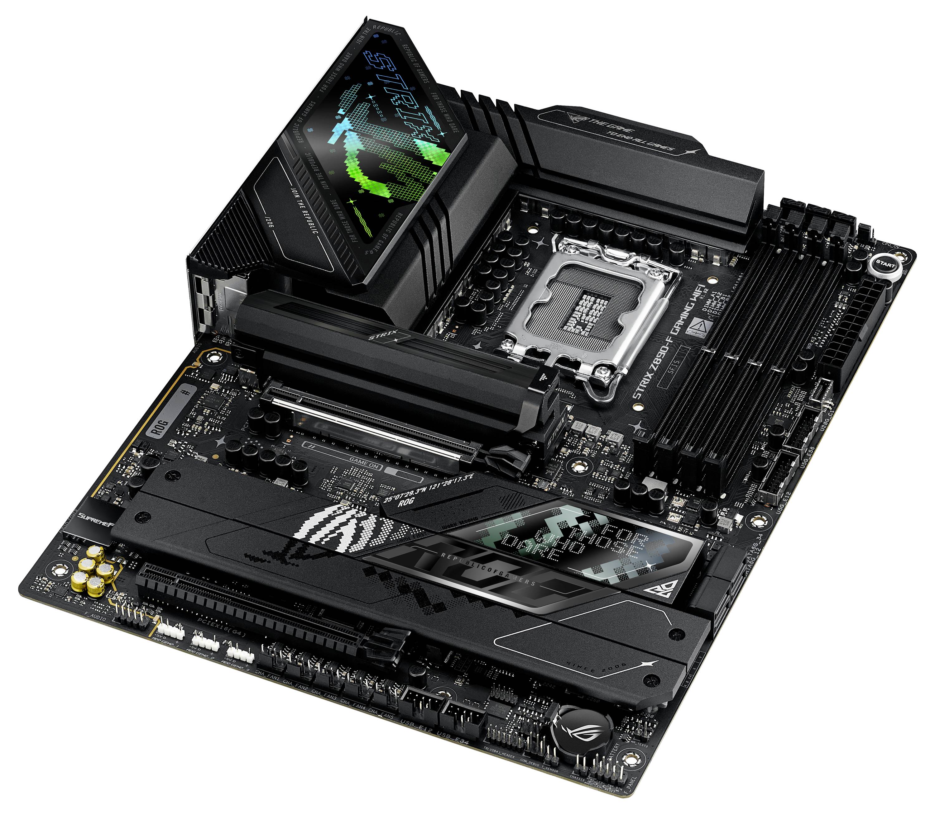 Asus ROG STRIX Z890-F GAMING WIFI Mainboard Sockel (PC) Intel® LGA 1851 Formfaktor (Details) ATX Mainboard-Chipsatz Intel® Z890