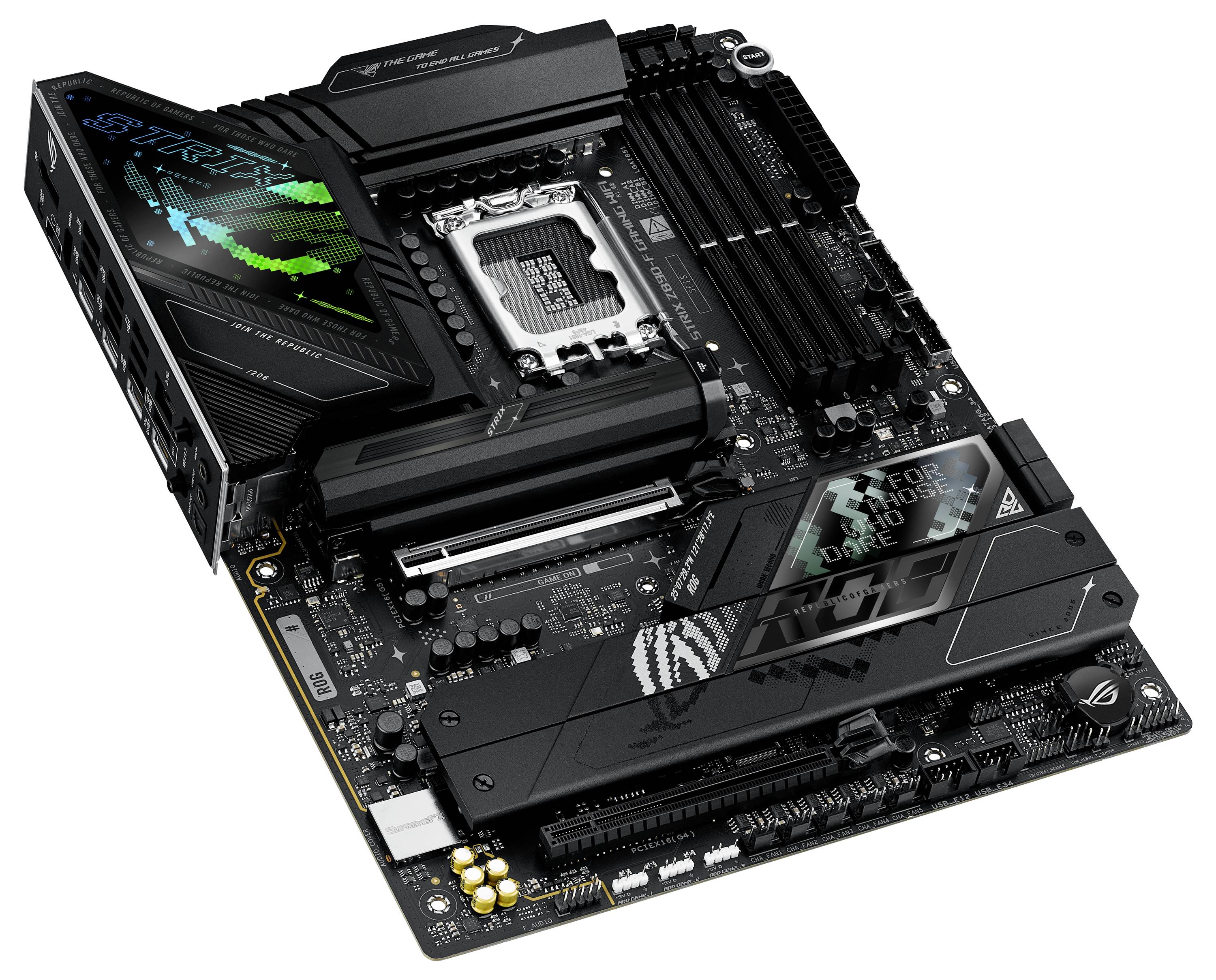 Asus ROG STRIX Z890-F GAMING WIFI Mainboard Sockel (PC) Intel® LGA 1851 Formfaktor (Details) ATX Mainboard-Chipsatz Intel® Z890