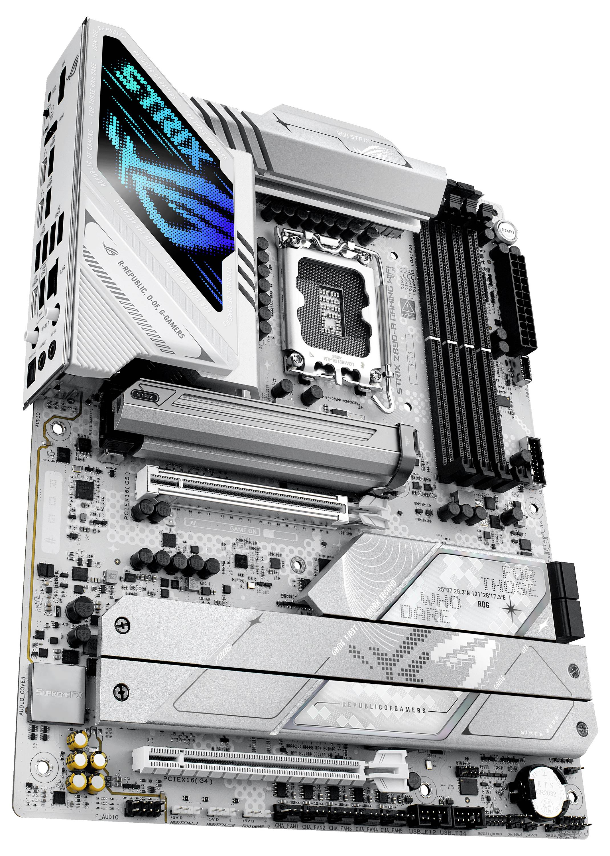 Asus ROG STRIX Z890-A GAMING WIFI Mainboard Sockel (PC) Intel® LGA 1851 Formfaktor (Details) ATX Mainboard-Chipsatz Intel® Z890