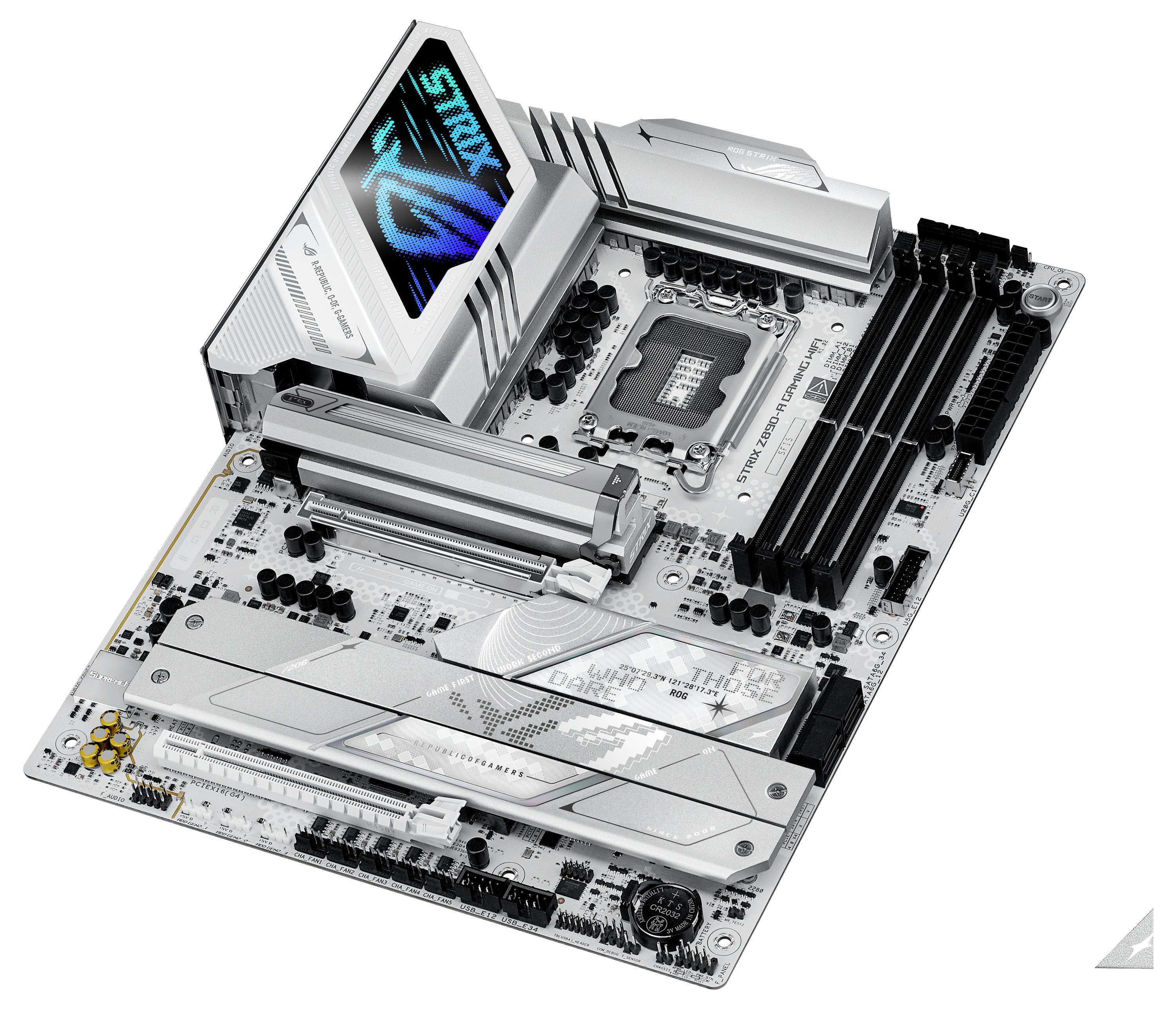 Asus ROG STRIX Z890-A GAMING WIFI Mainboard Sockel (PC) Intel® LGA 1851 Formfaktor (Details) ATX Mainboard-Chipsatz Intel® Z890
