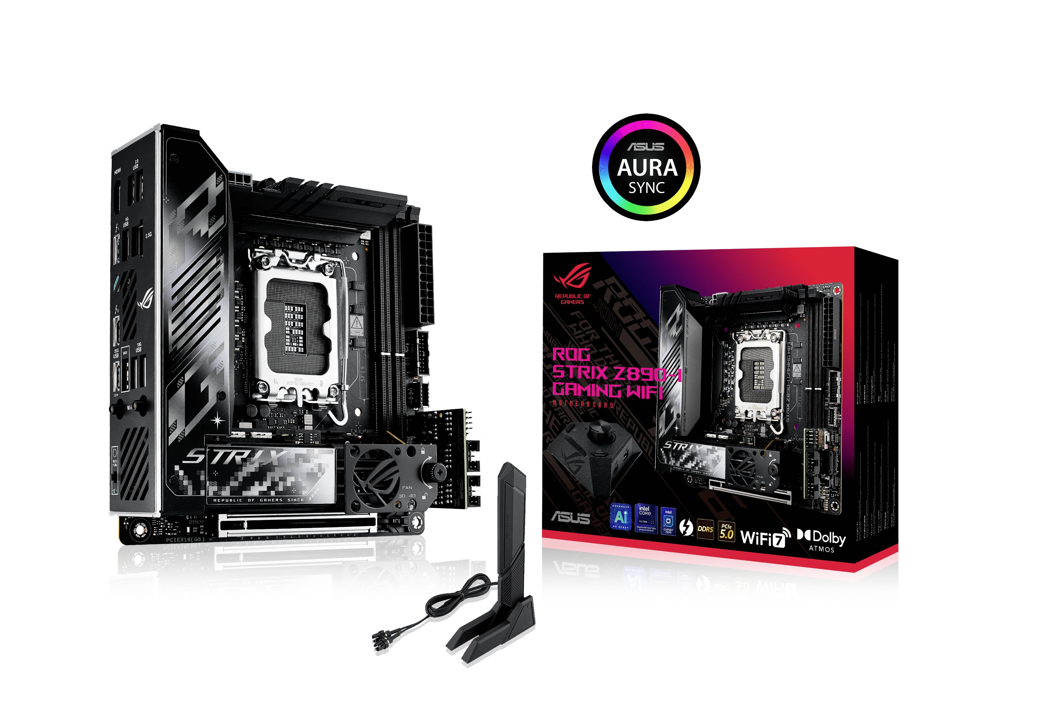Asus ROG STRIX Z890-I GAMING WIFI Mainboard Sockel (PC) Intel® LGA 1851 Mainboard-Chipsatz Intel® Z890