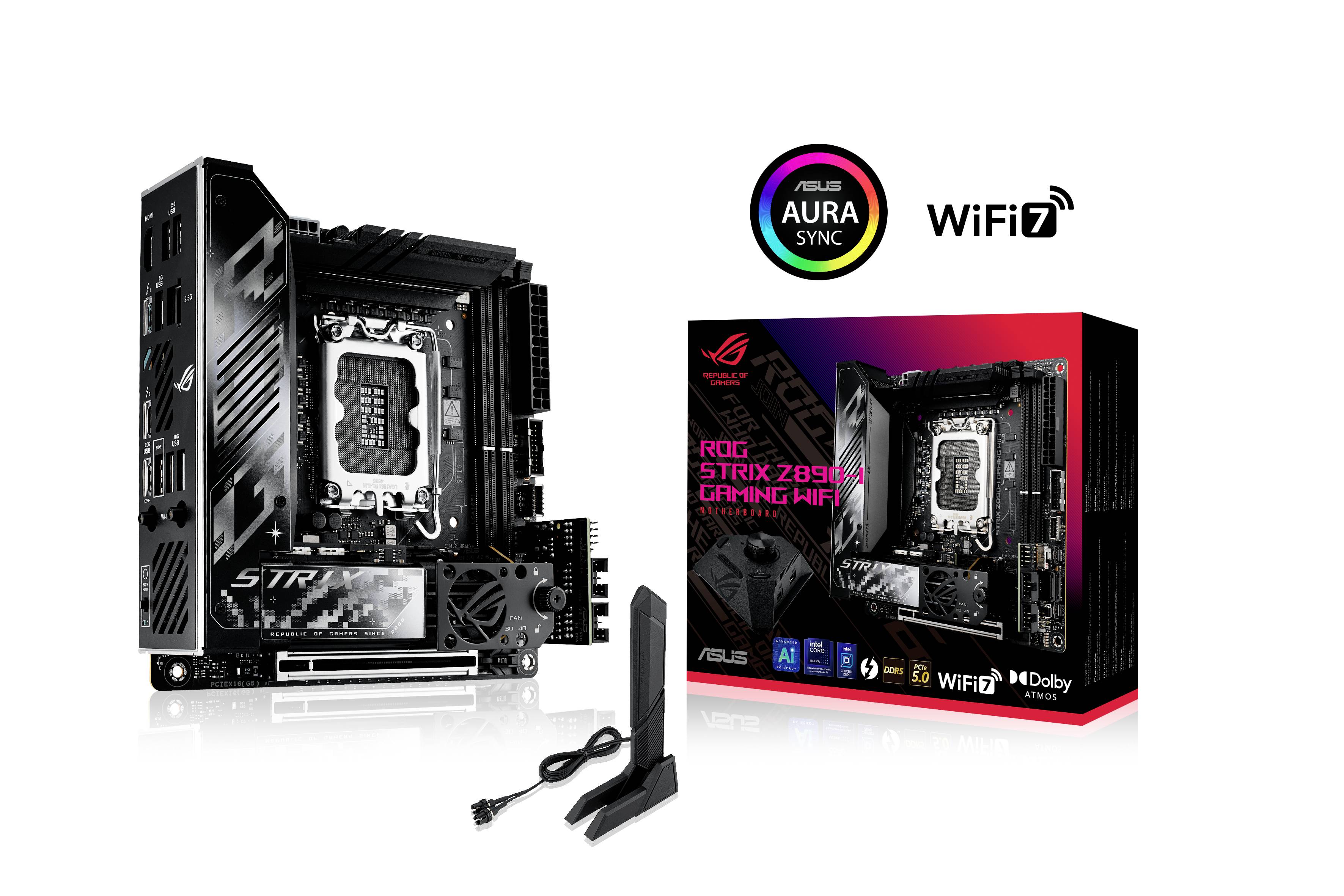 Asus ROG STRIX Z890-I GAMING WIFI Mainboard Sockel (PC) Intel® LGA 1851 Mainboard-Chipsatz Intel® Z890