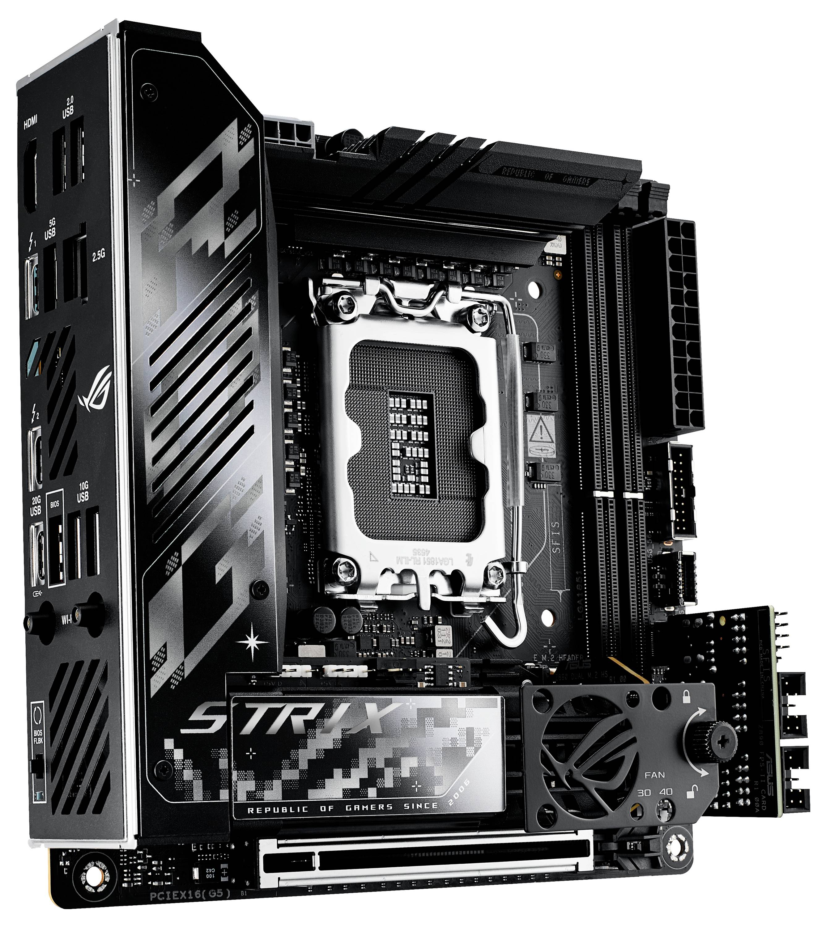 Asus ROG STRIX Z890-I GAMING WIFI Mainboard Sockel (PC) Intel® LGA 1851 Mainboard-Chipsatz Intel® Z890