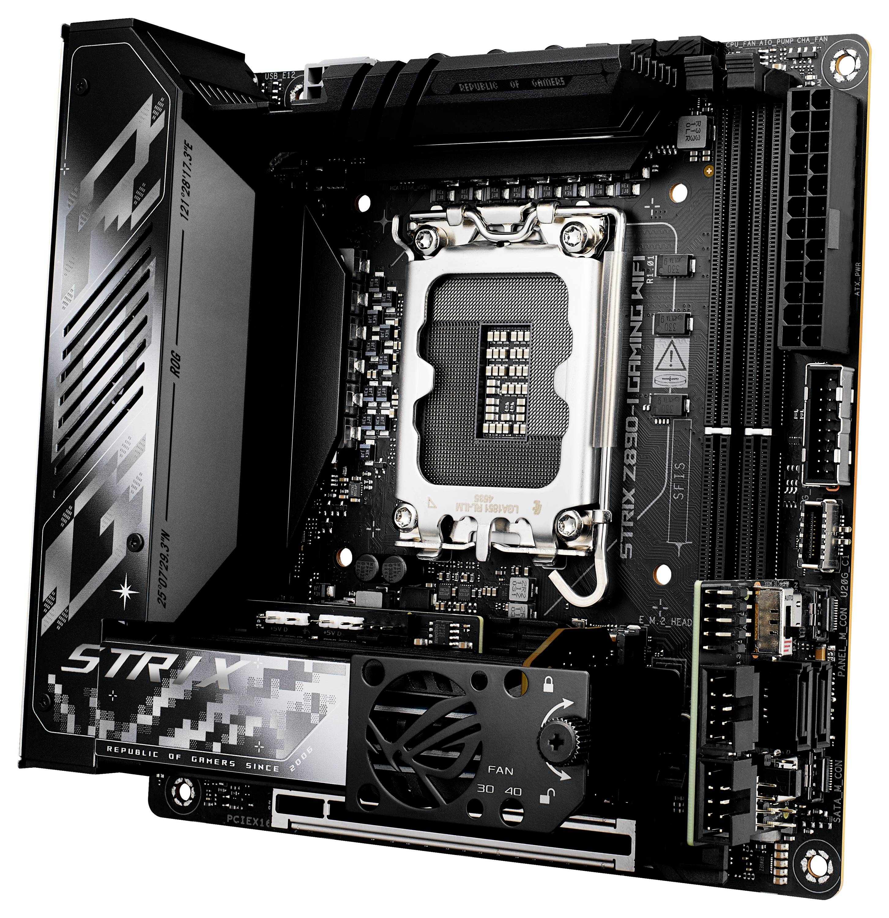 Asus ROG STRIX Z890-I GAMING WIFI Mainboard Sockel (PC) Intel® LGA 1851 Mainboard-Chipsatz Intel® Z890