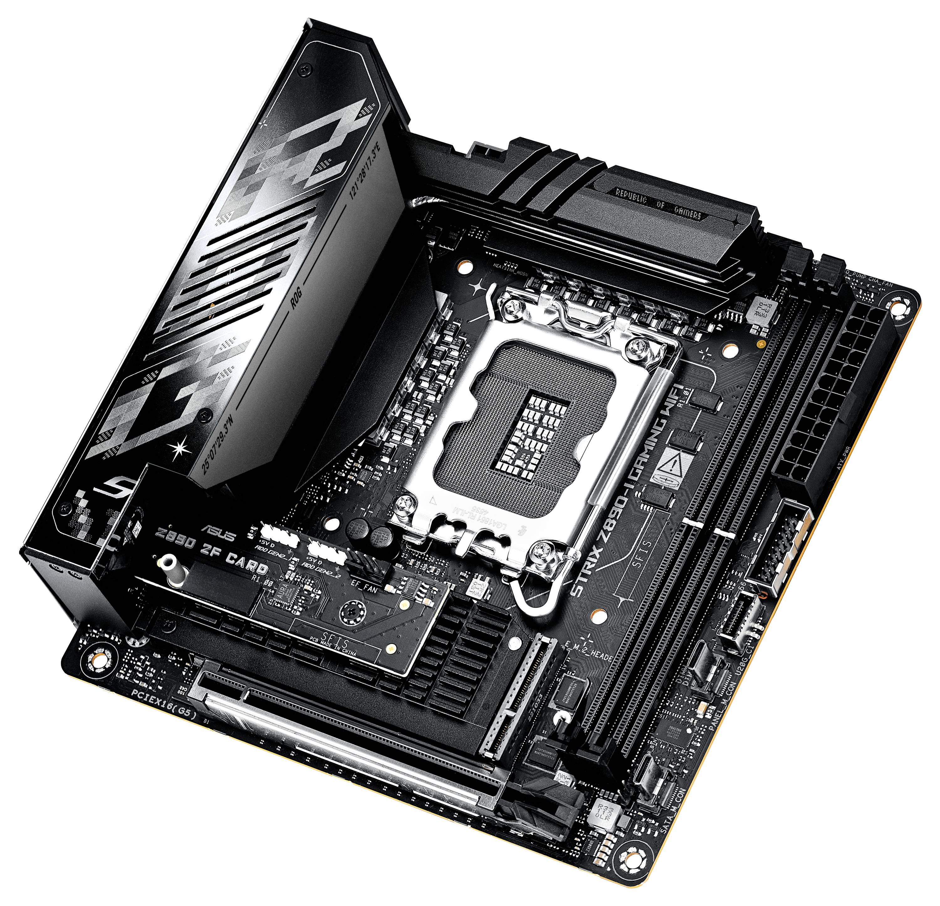 Asus ROG STRIX Z890-I GAMING WIFI Mainboard Sockel (PC) Intel® LGA 1851 Mainboard-Chipsatz Intel® Z890