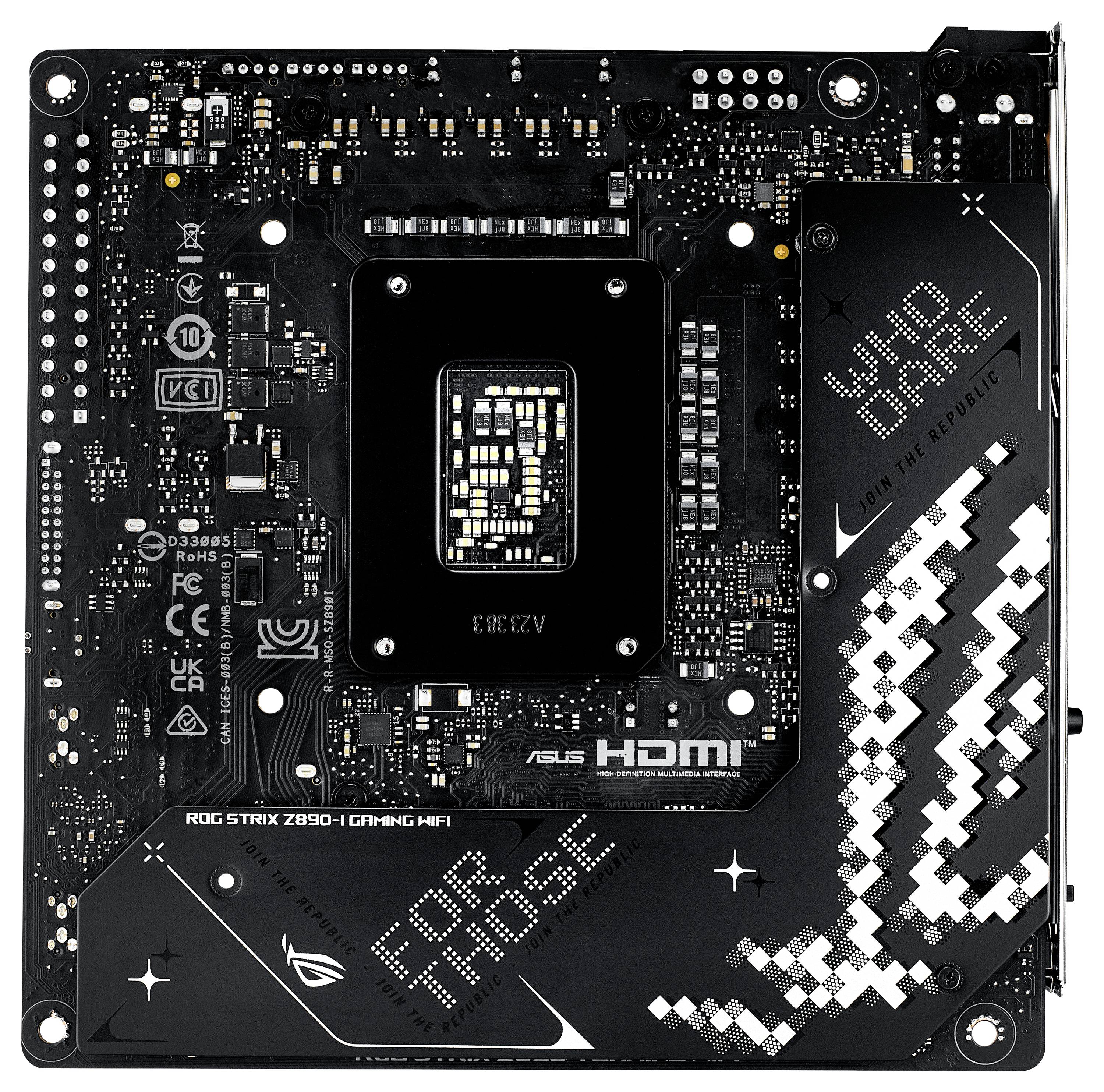 Asus ROG STRIX Z890-I GAMING WIFI Mainboard Sockel (PC) Intel® LGA 1851 Mainboard-Chipsatz Intel® Z890