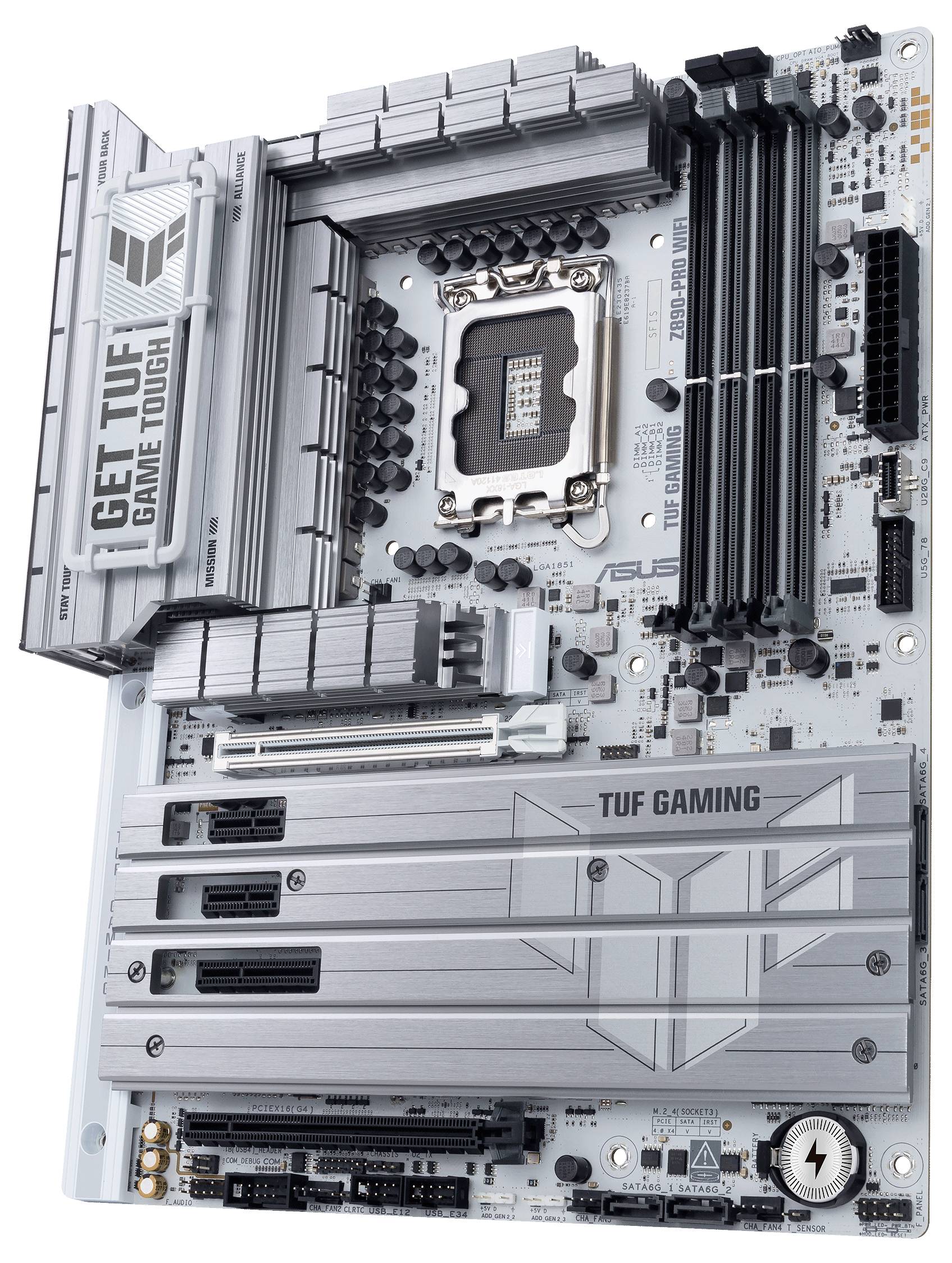 Asus TUF GAMING Z890-PRO WIFI Mainboard Sockel (PC) Intel® LGA 1851 Formfaktor (Details) ATX Mainboard-Chipsatz Intel® Z890