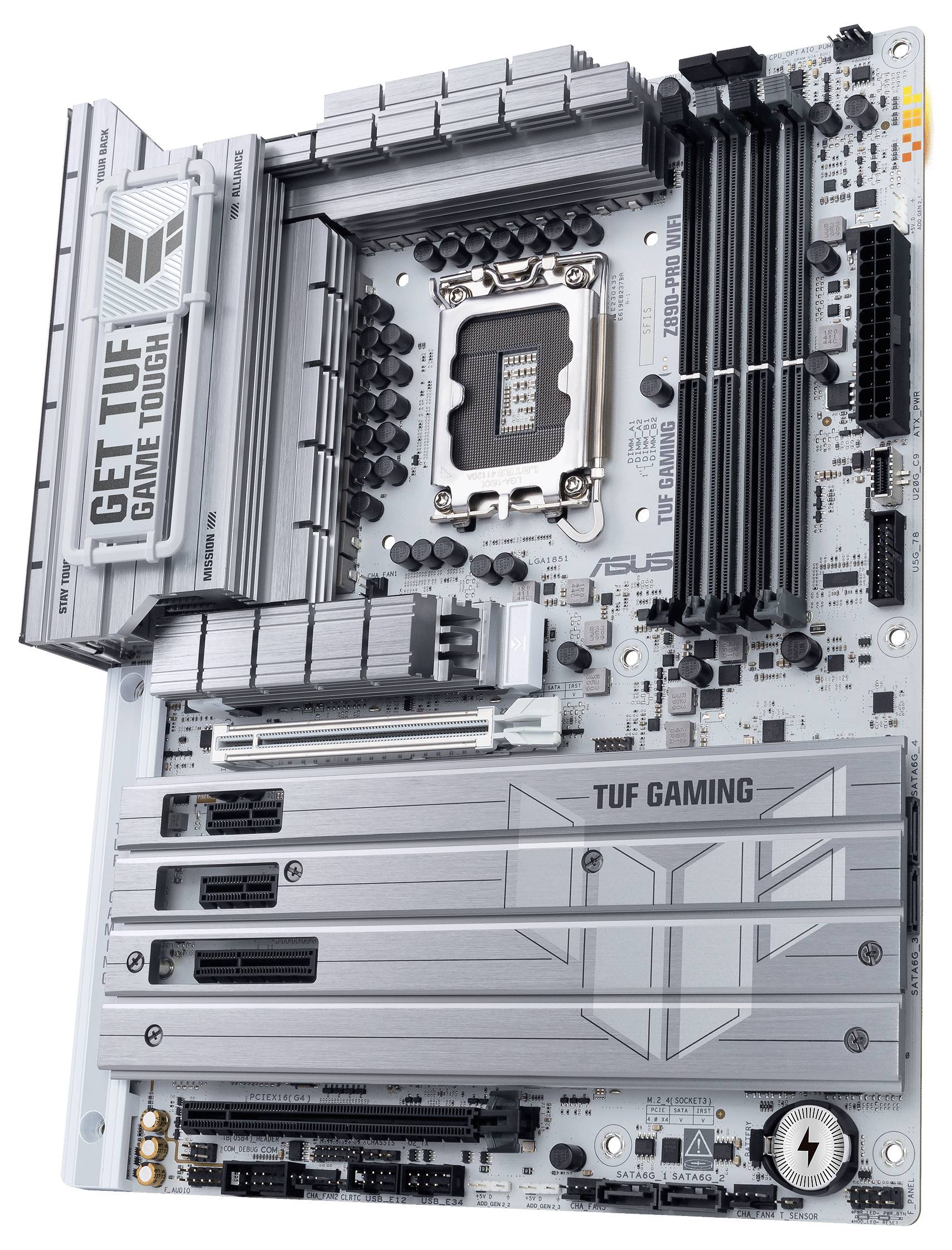 Asus TUF GAMING Z890-PRO WIFI Mainboard Sockel (PC) Intel® LGA 1851 Formfaktor (Details) ATX Mainboard-Chipsatz Intel® Z890