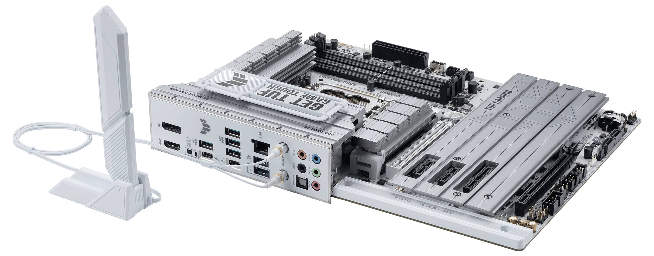 Asus TUF GAMING Z890-PRO WIFI Mainboard Sockel (PC) Intel® LGA 1851 Formfaktor (Details) ATX Mainboard-Chipsatz Intel® Z890