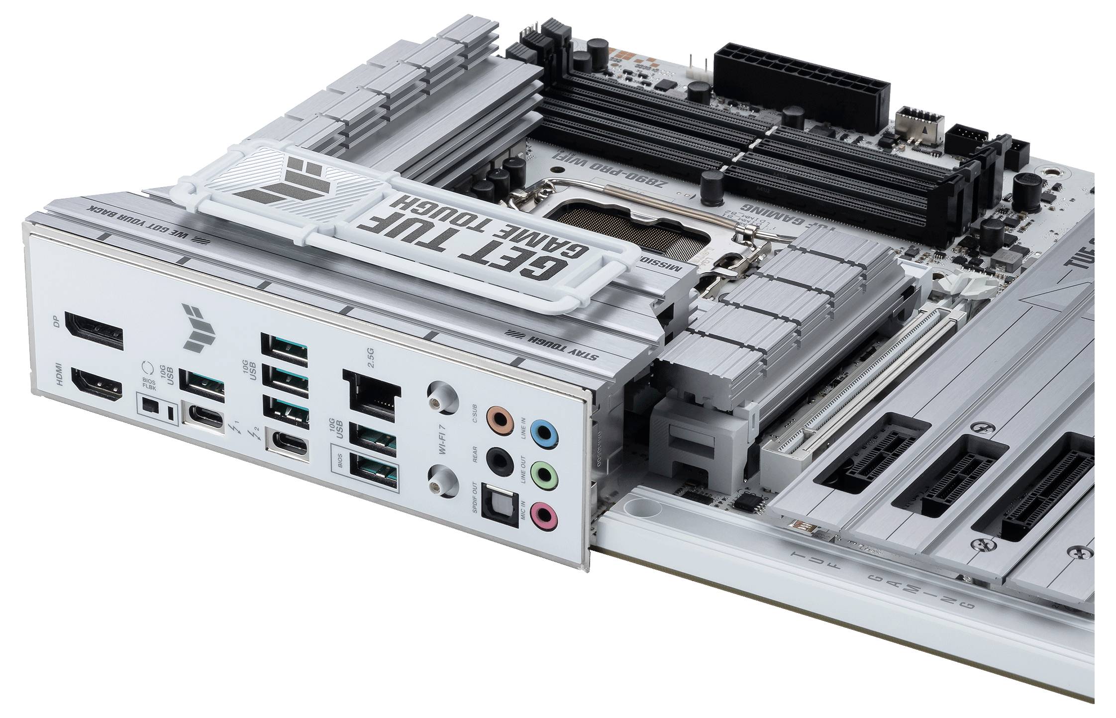 Asus TUF GAMING Z890-PRO WIFI Mainboard Sockel (PC) Intel® LGA 1851 Formfaktor (Details) ATX Mainboard-Chipsatz Intel® Z890