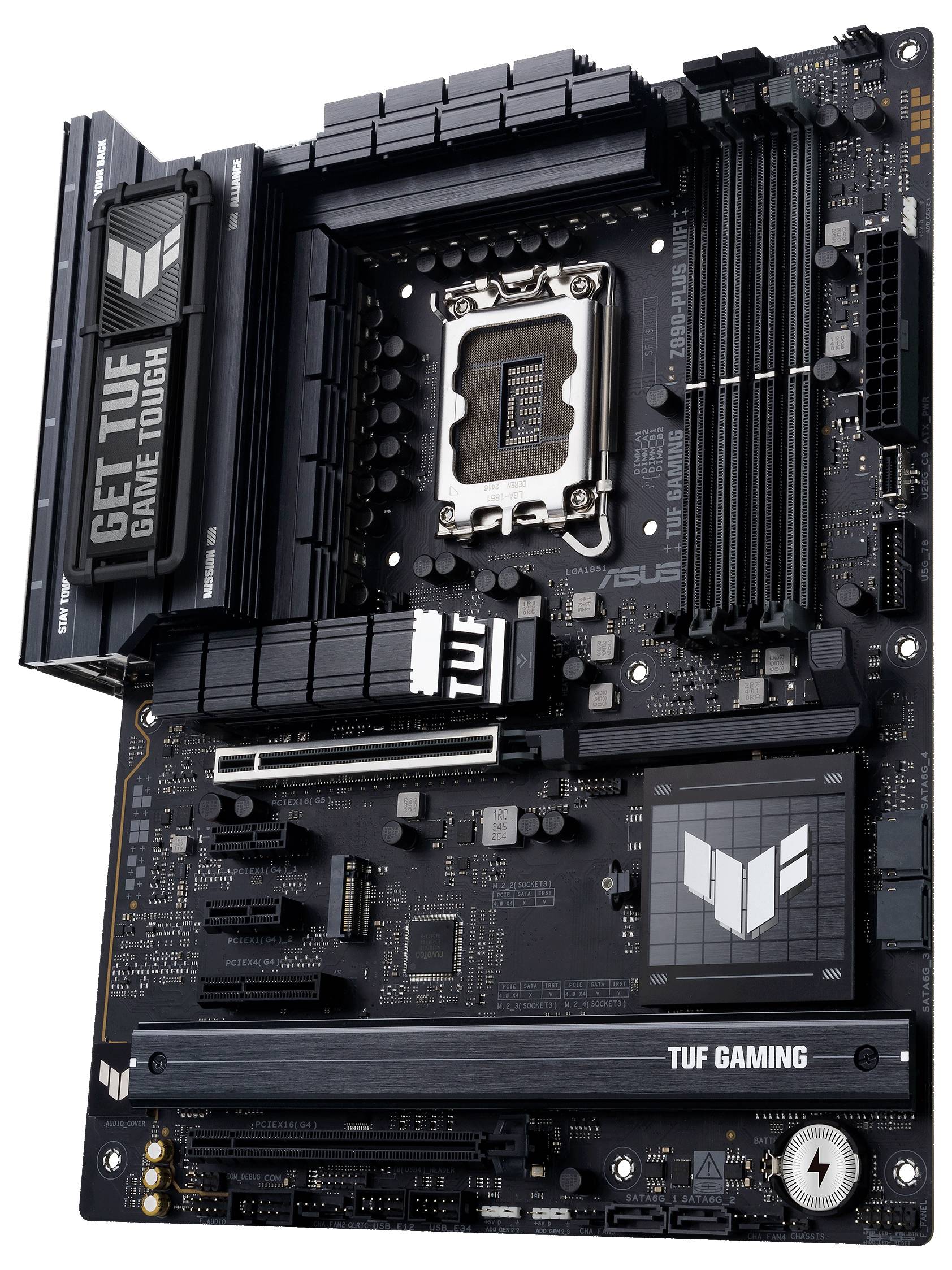 Asus TUF GAMING Z890-PLUS WIFI Mainboard Sockel (PC) Intel® LGA 1851 Formfaktor (Details) ATX Mainboard-Chipsatz Intel® Z890