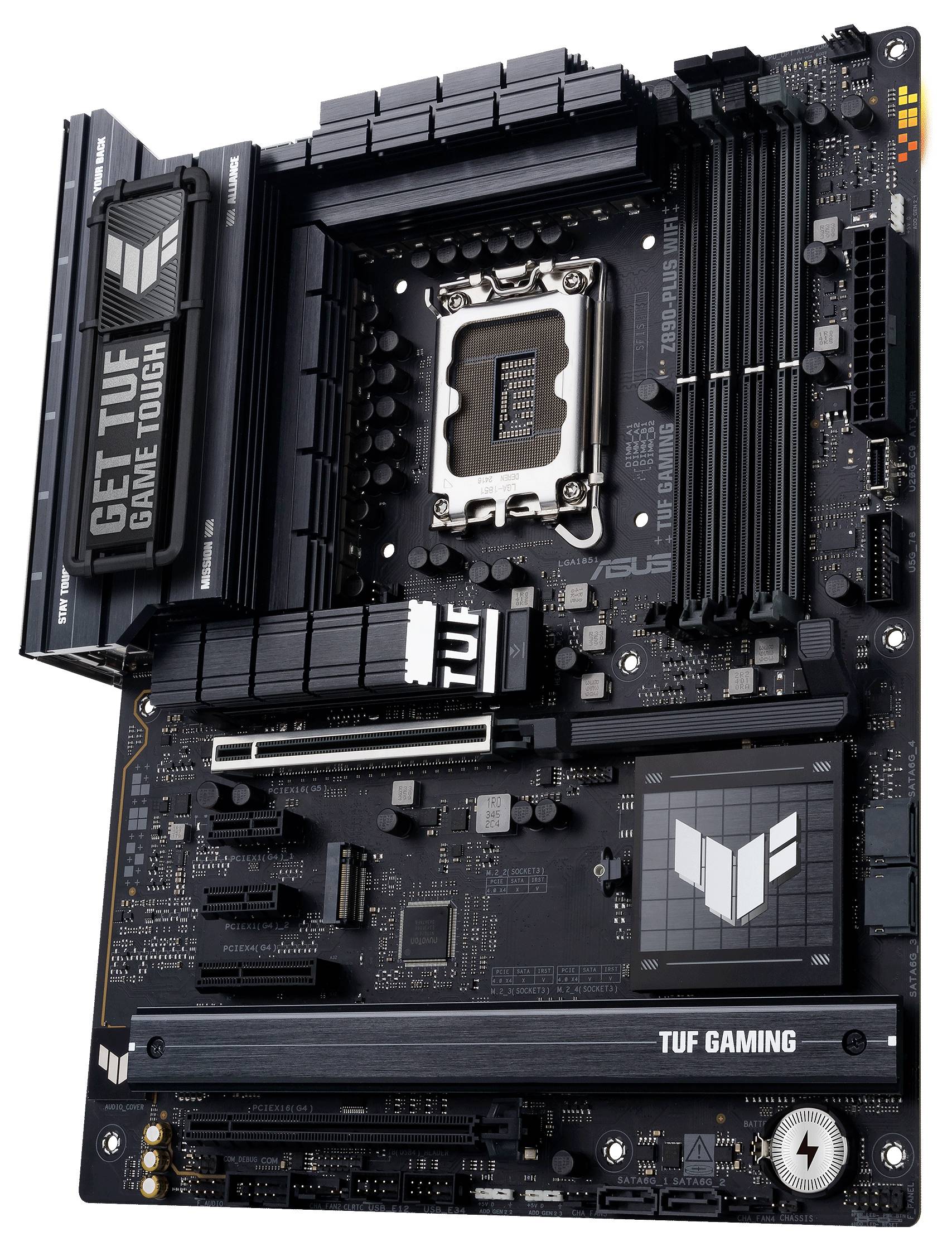 Asus TUF GAMING Z890-PLUS WIFI Mainboard Sockel (PC) Intel® LGA 1851 Formfaktor (Details) ATX Mainboard-Chipsatz Intel® Z890